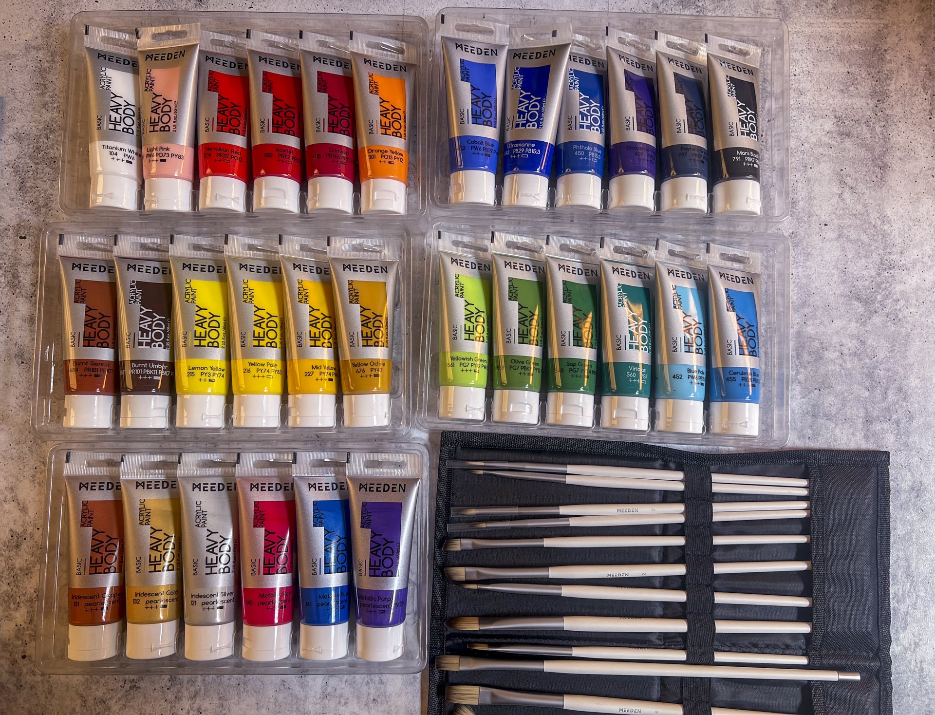 MEEDEN Acrylic Paint Review: Lightfast Test + First Impressions