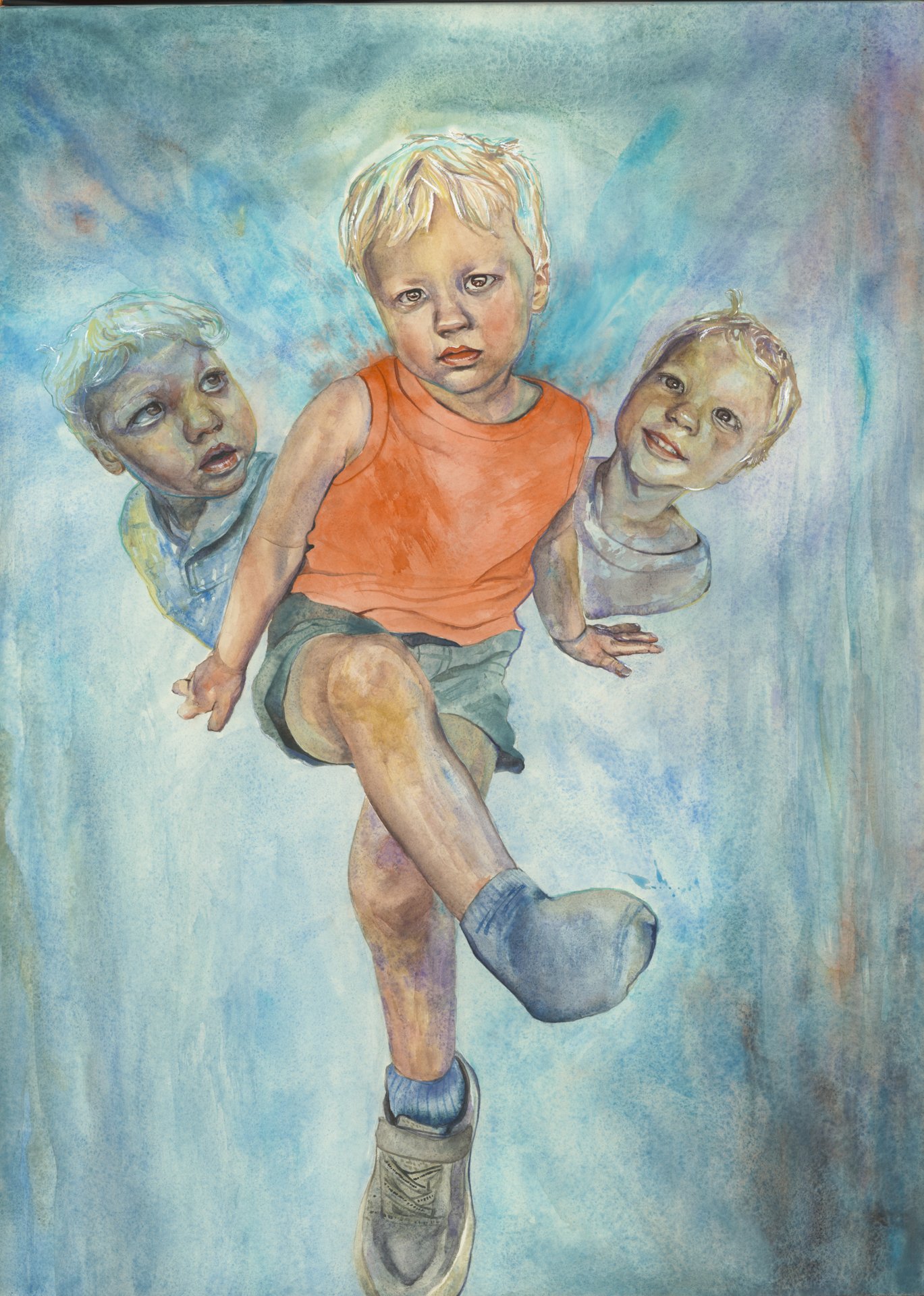 92. Gardner_TheoFirst Stage_Watercolor,pastelonpaper_30x22in_2025.jpg