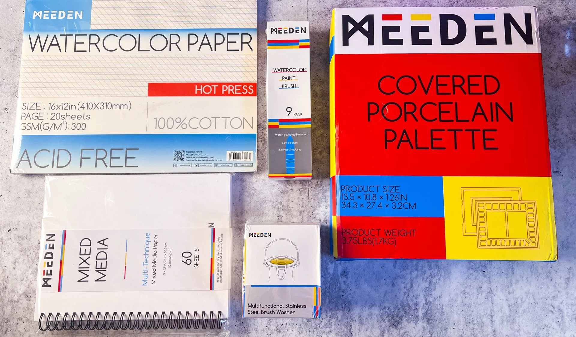 What Actually Survives My Studio: Testing MEEDEN Watercolor Supplies