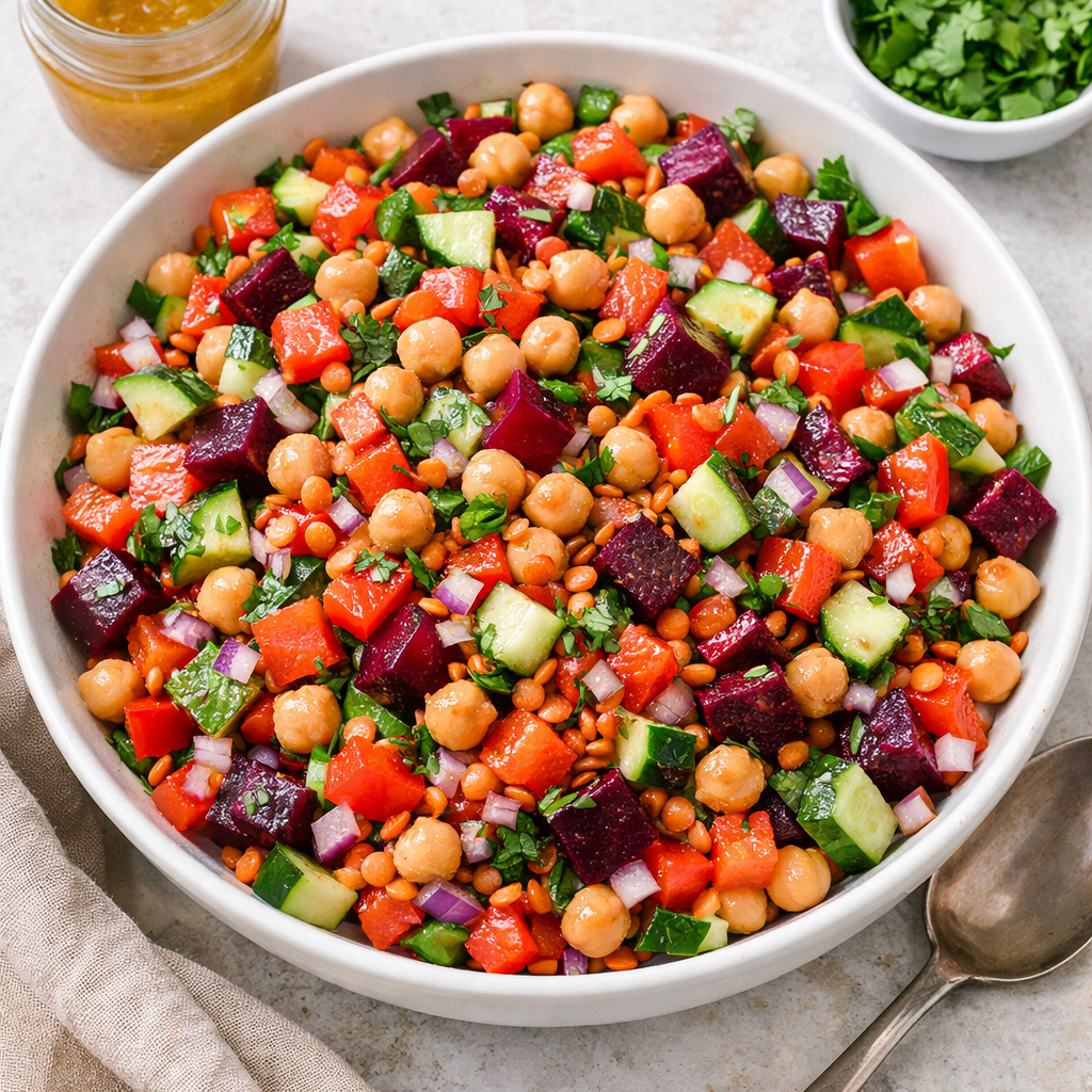 Rainbow Chickpea Salad