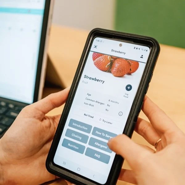 phone with nutrition app