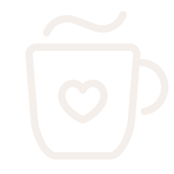 icon of coffee mug with heart