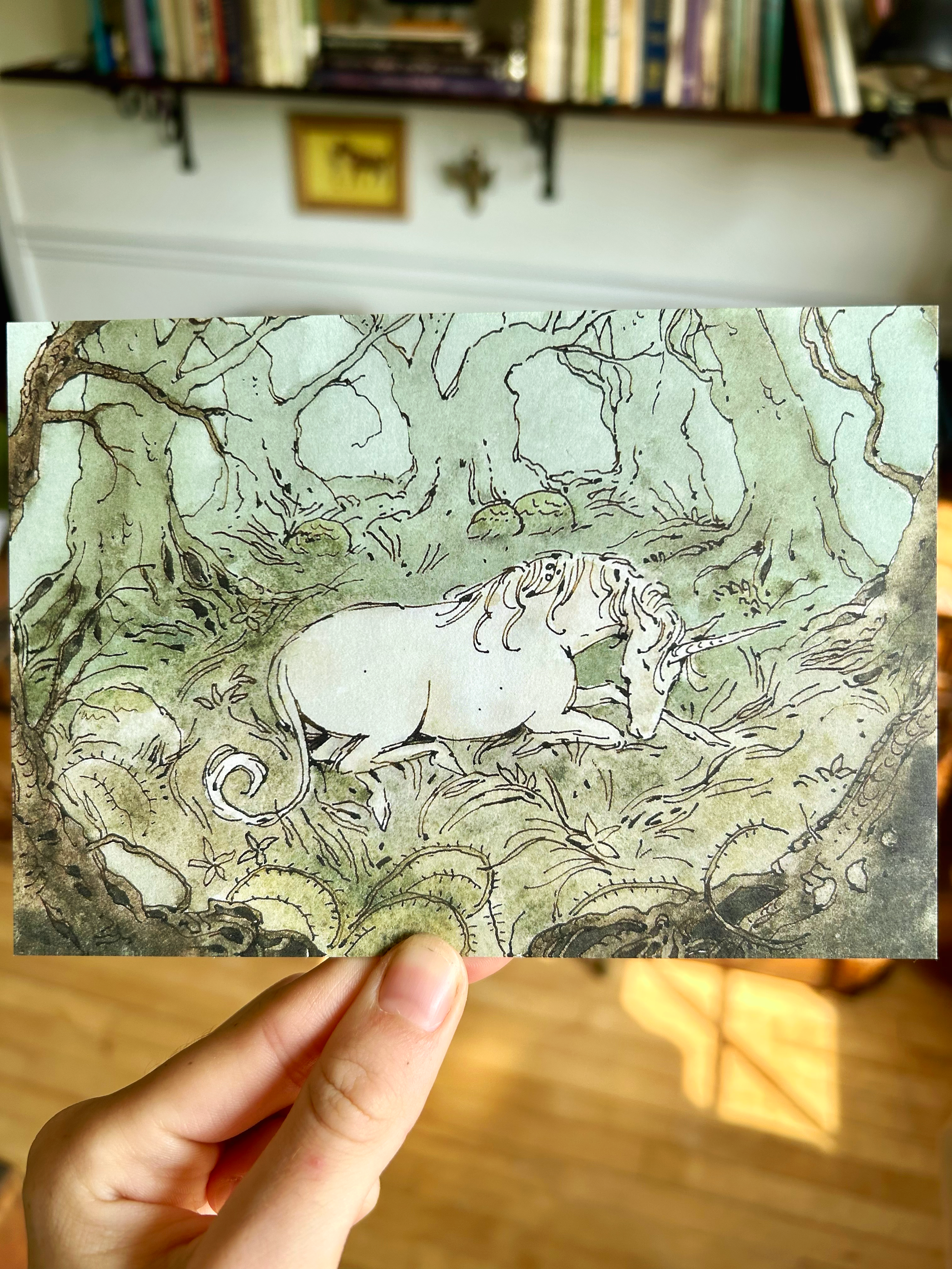 Unicorn Glade Postcard