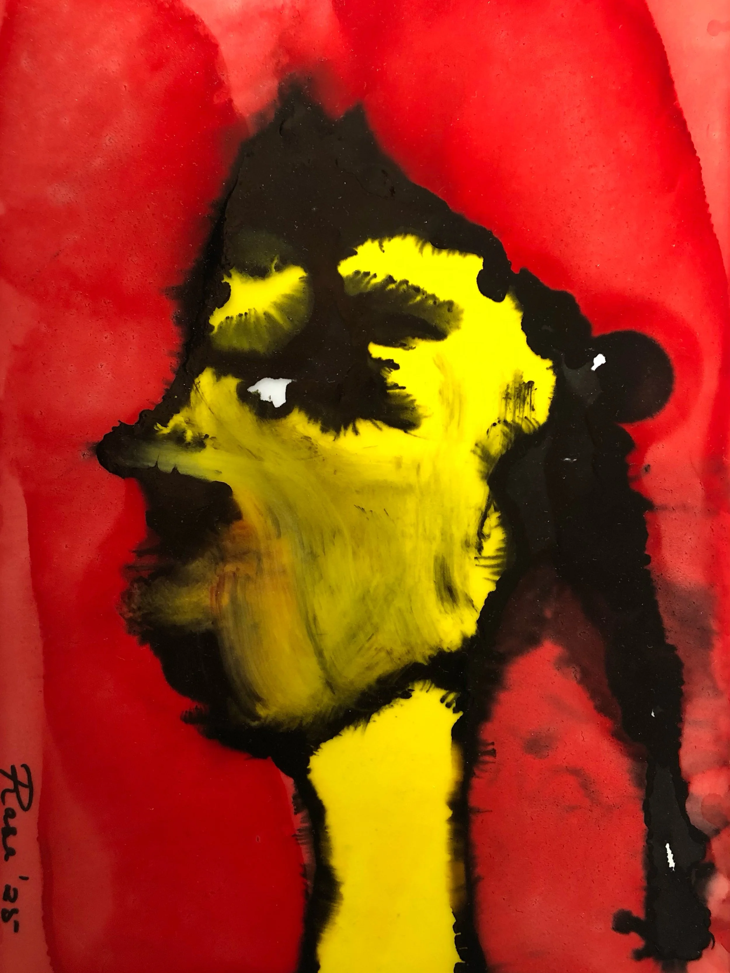 Title: Bhava 1, 2025 , Medium: Ink on Tracing paper, Dimensions: 8.27 inches x 11.69 inches.