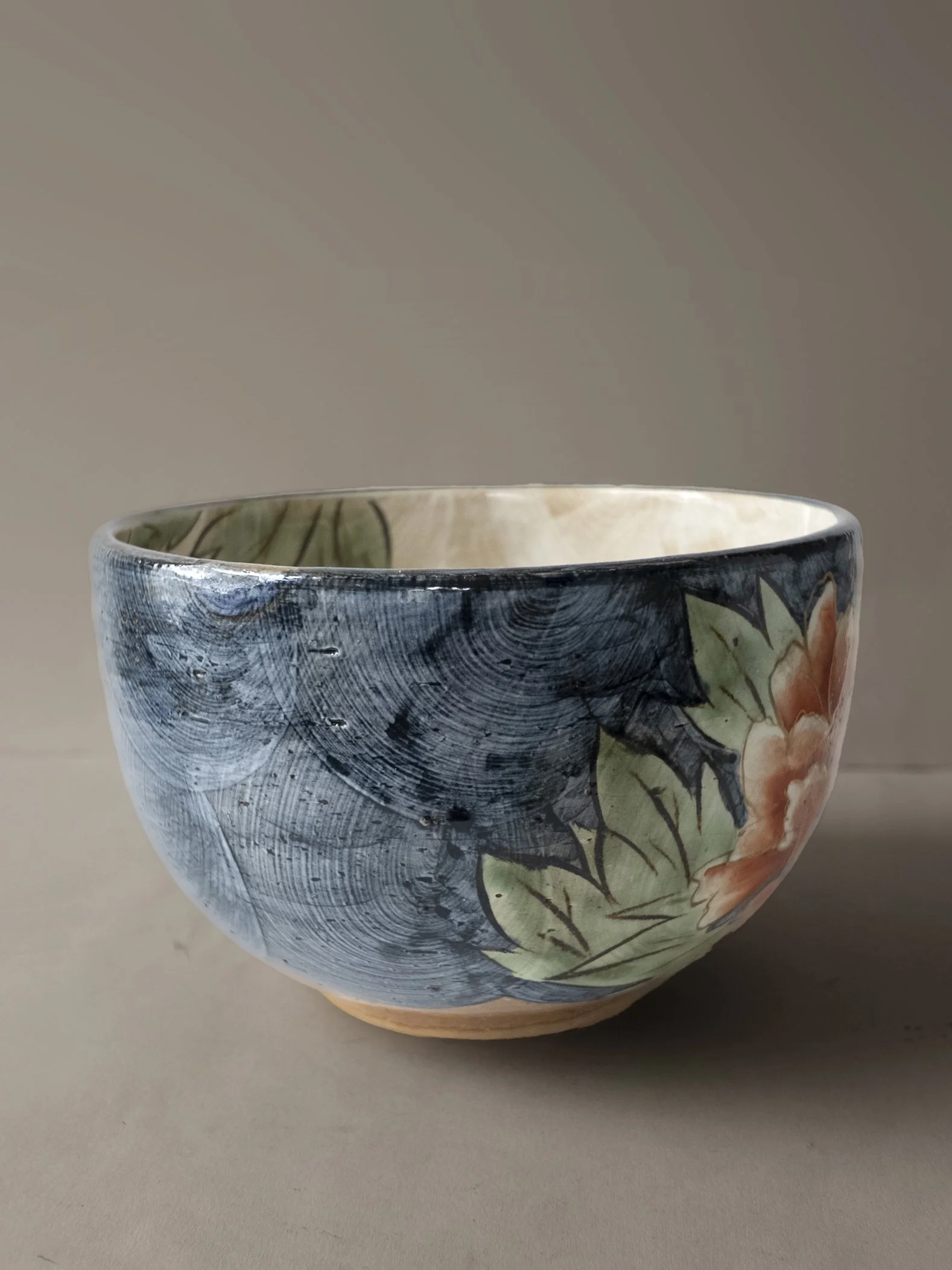 6" Kiyomizu-yaki Stoneware Bowl
