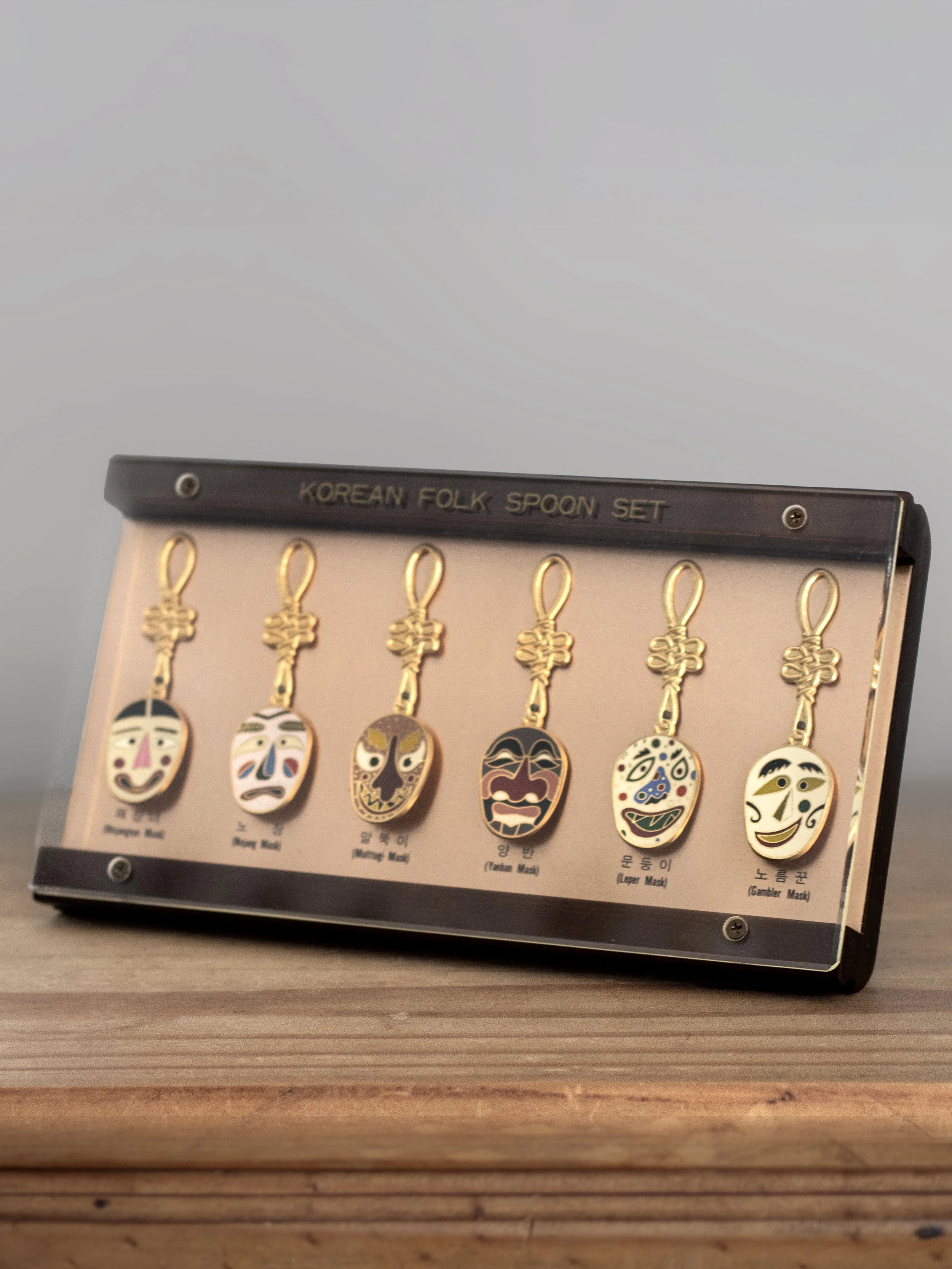 Korean Folk Art Dance Mask Spoons 2