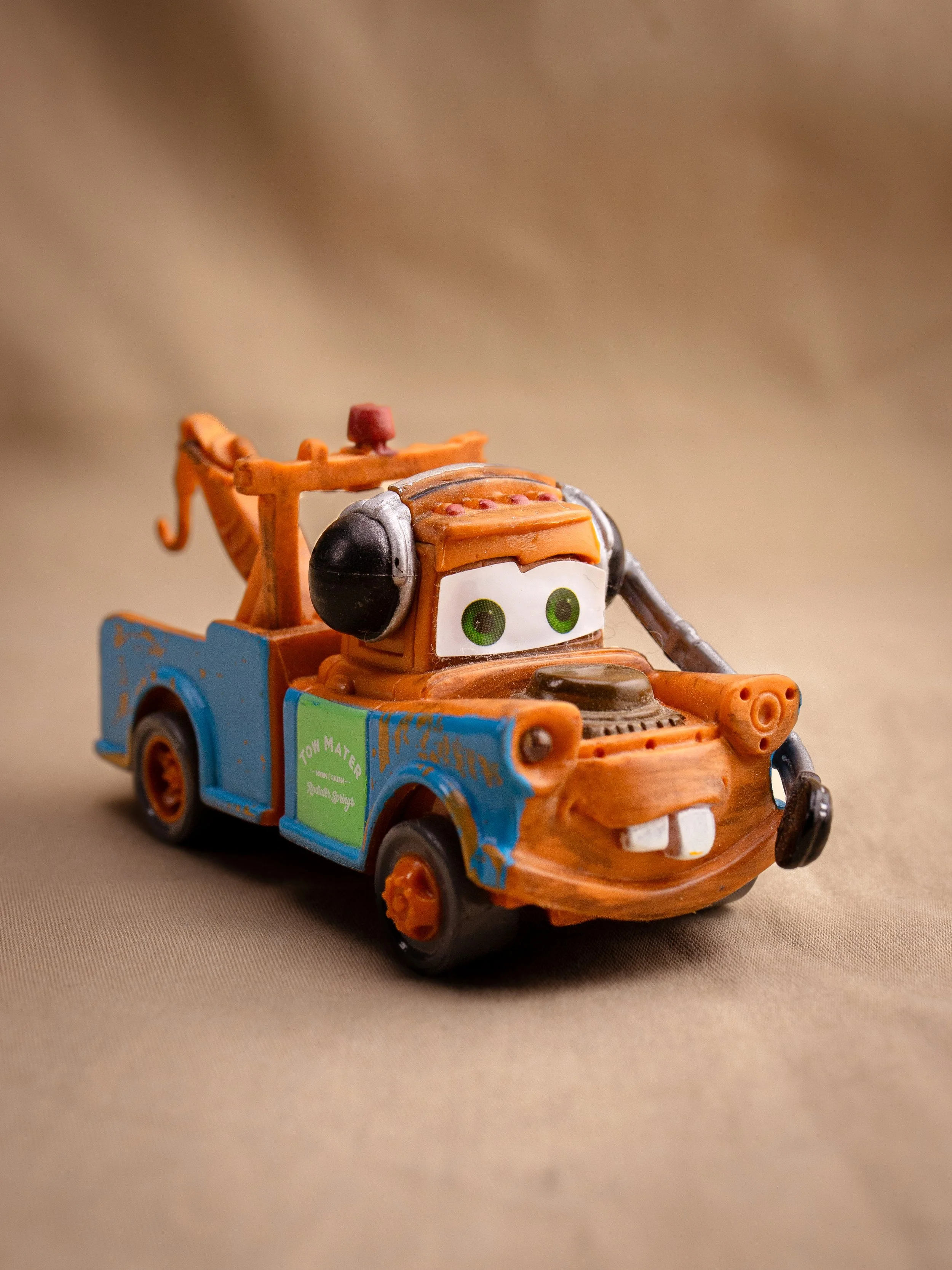 Disney Pixar Pit Crew Mater With Head Set