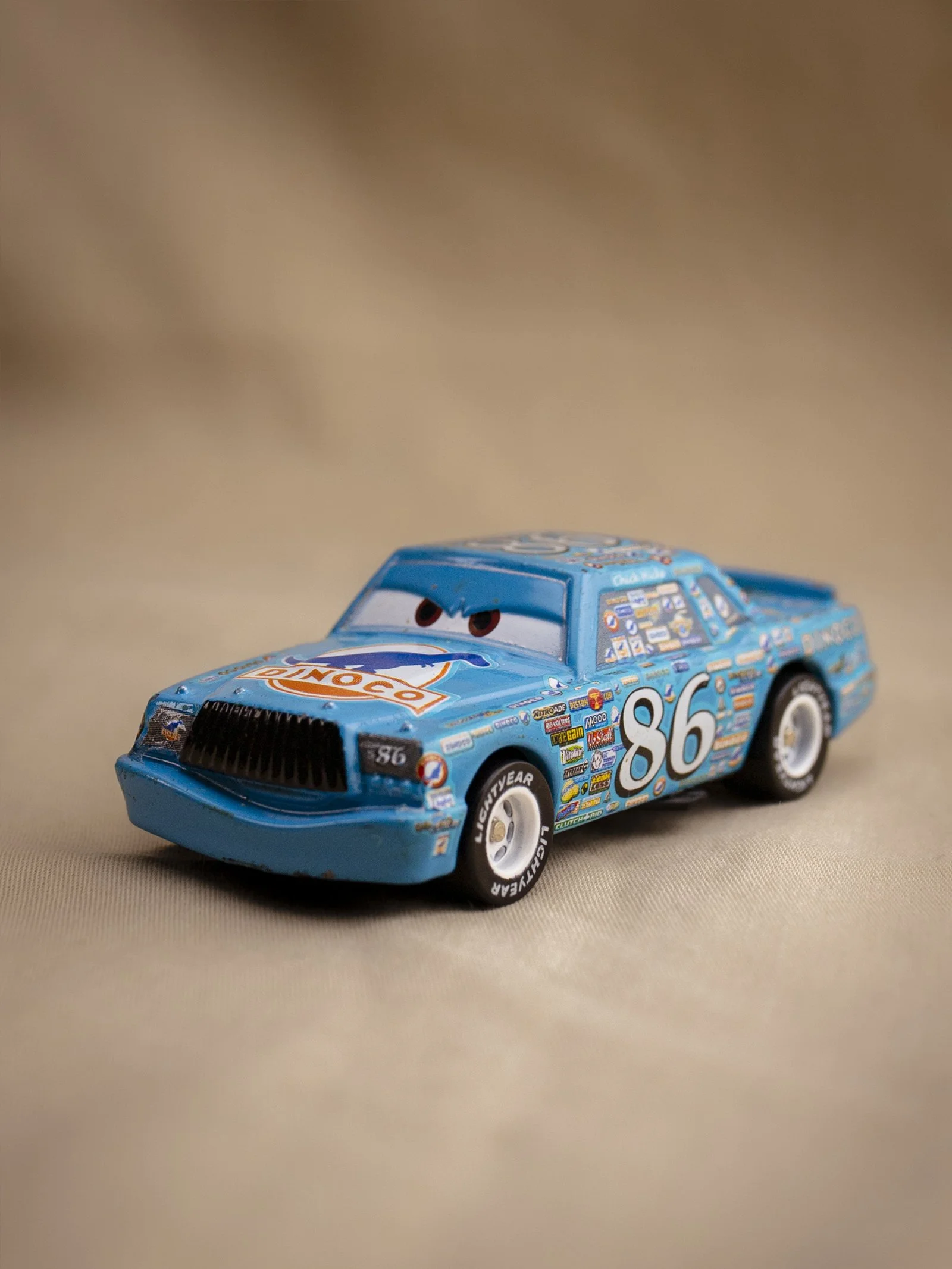 Piston Cup Dinoco Chick Hicks Ultra Rare Full Sponsor Stickers 8.jpg