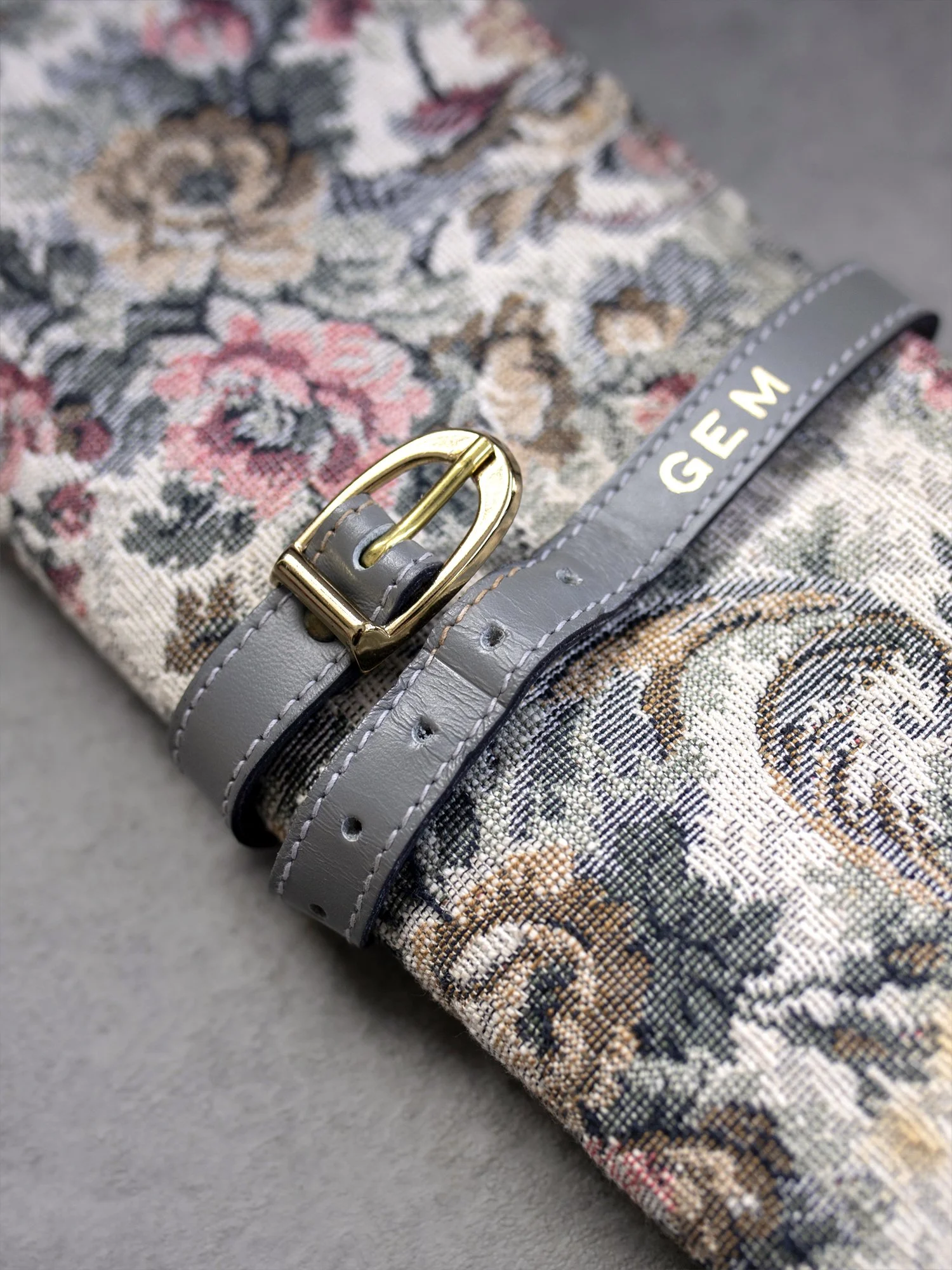 1970s French Luggage Floral Tapestry Wallet Clutch Set 4.jpg