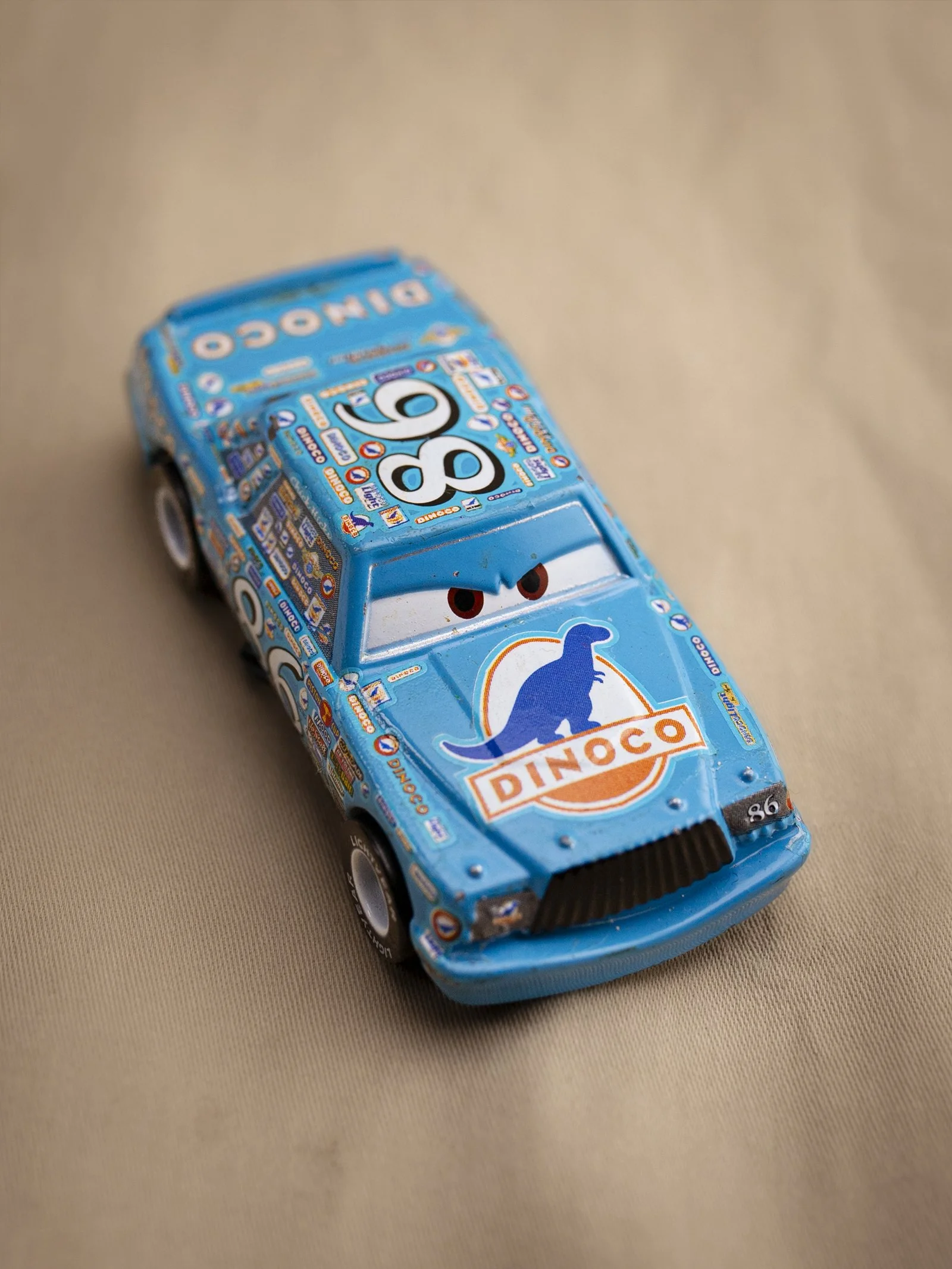 Piston Cup Dinoco Chick Hicks Ultra Rare Full Sponsor Stickers 7.jpg