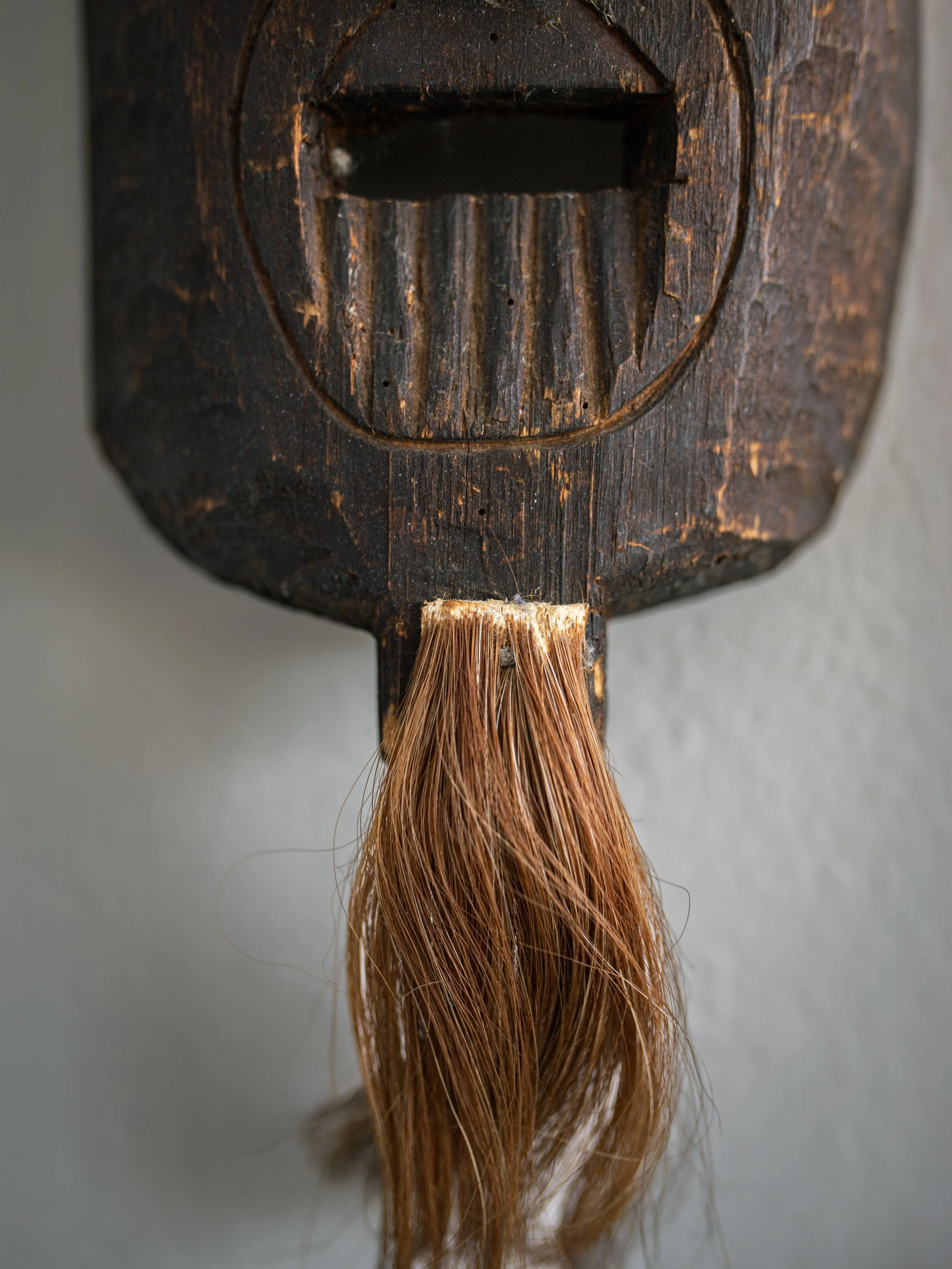 Xacalcoje Dance Mask Horsehair