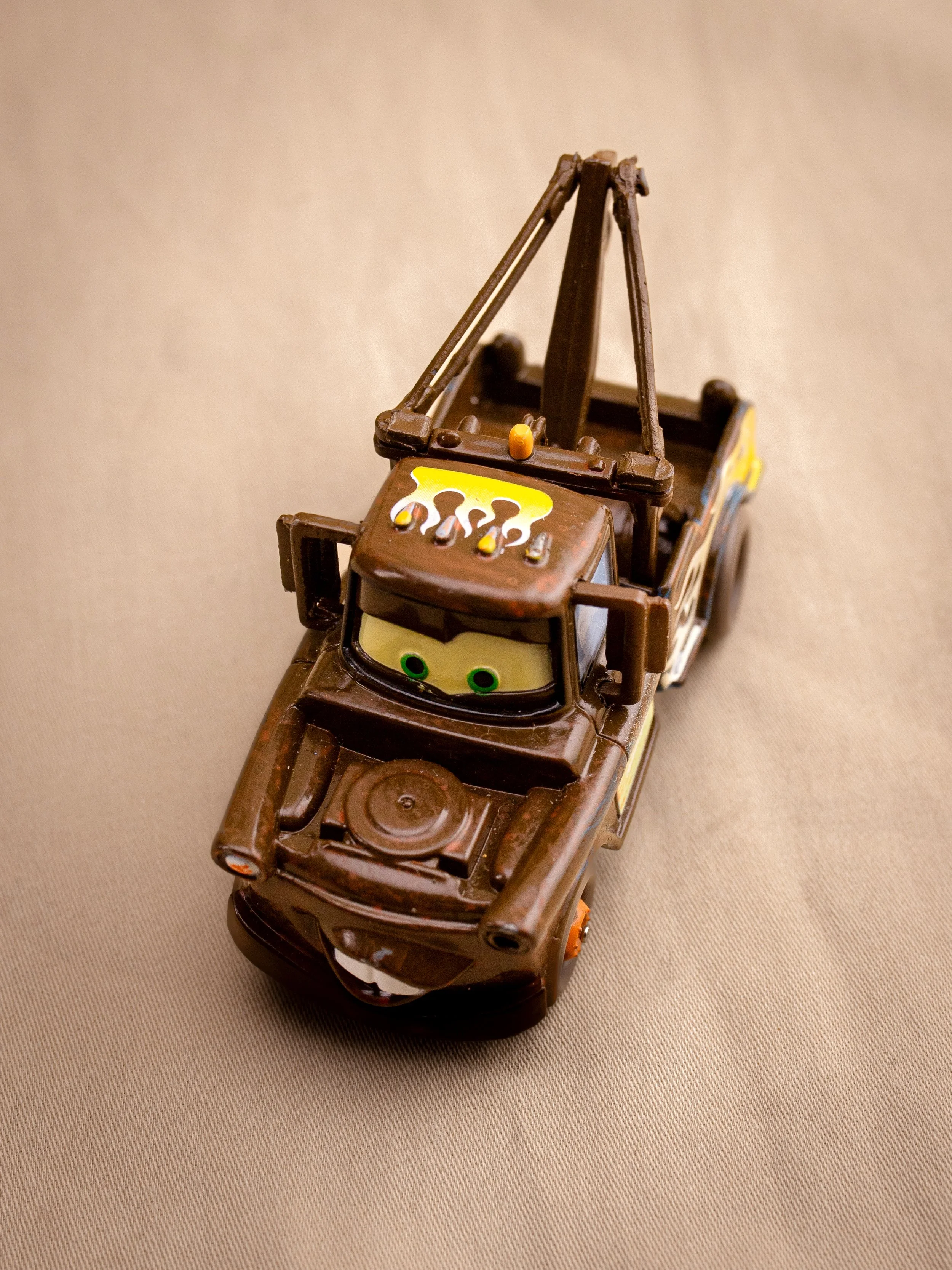 Tow Mater RARE Variant Up In The Flames Bird View