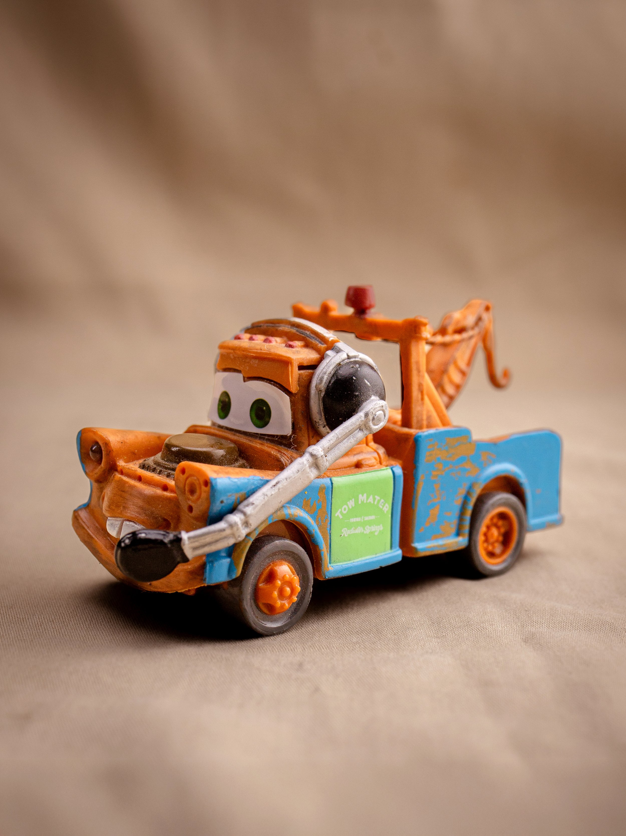 Disney Pixar Pit Crew Mater With Head Set