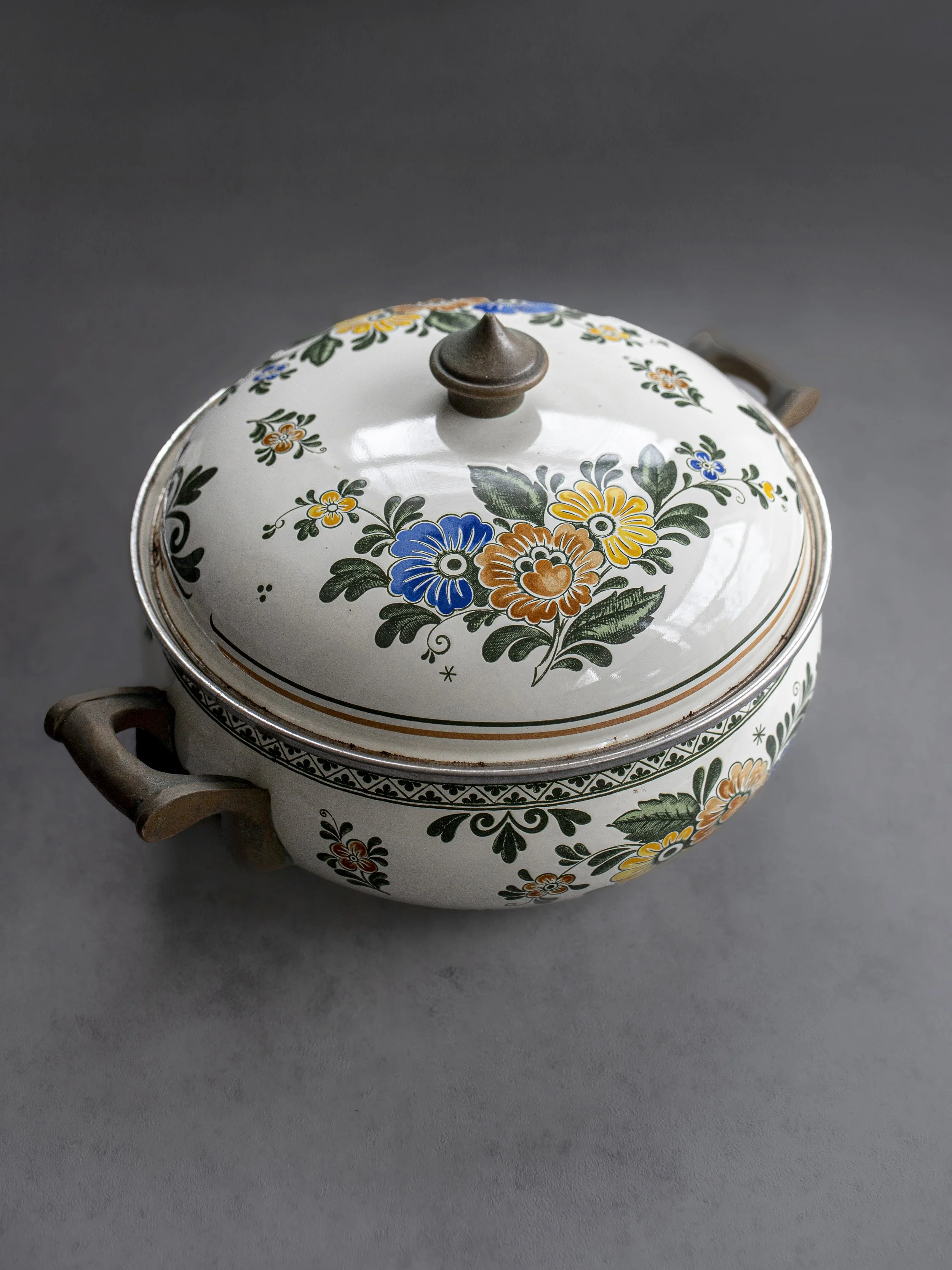 Vintage ASTA German Enamel Cookware 8 Pieces