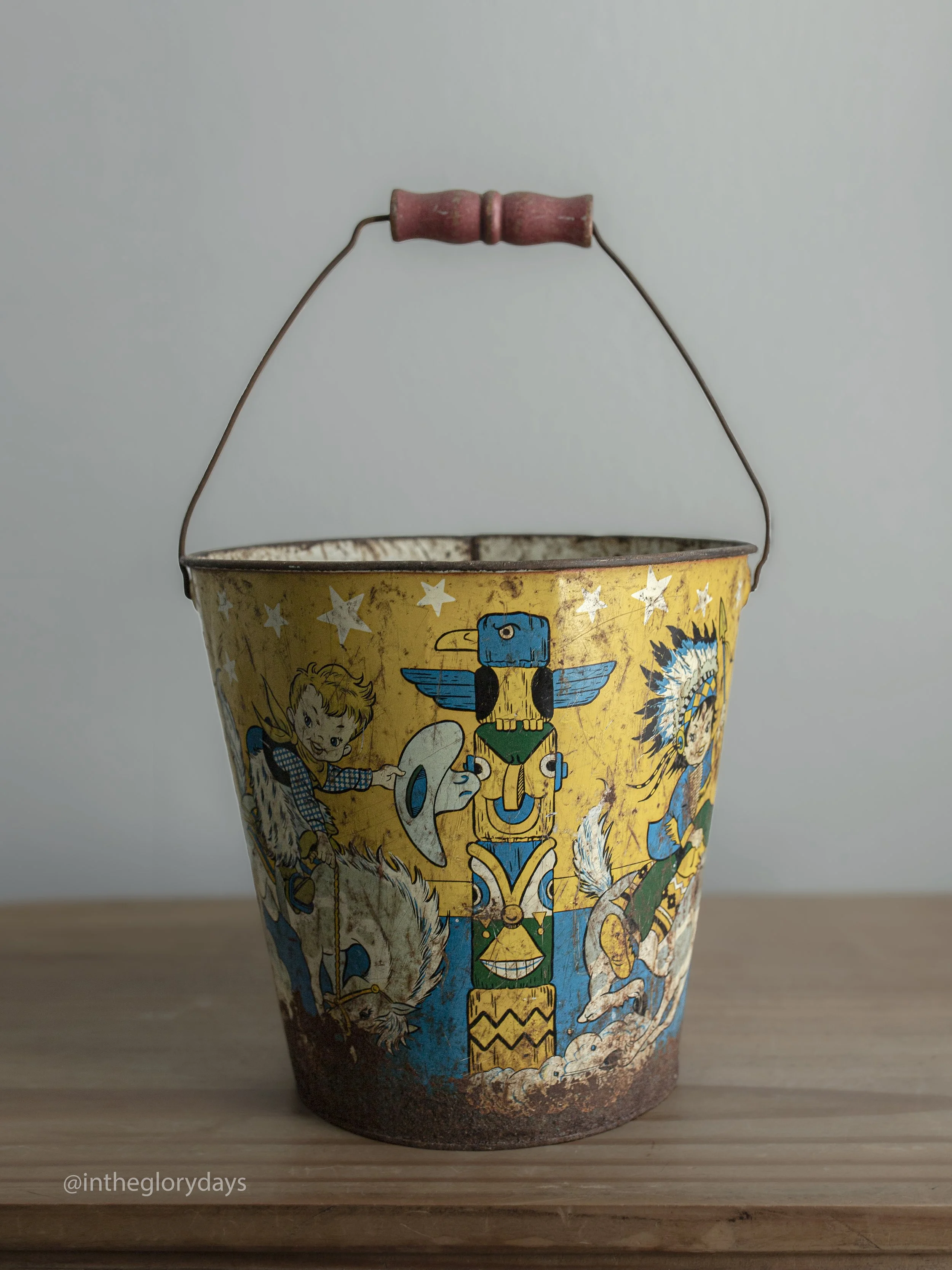 Tin Litho Sand Pail by Ohio Art