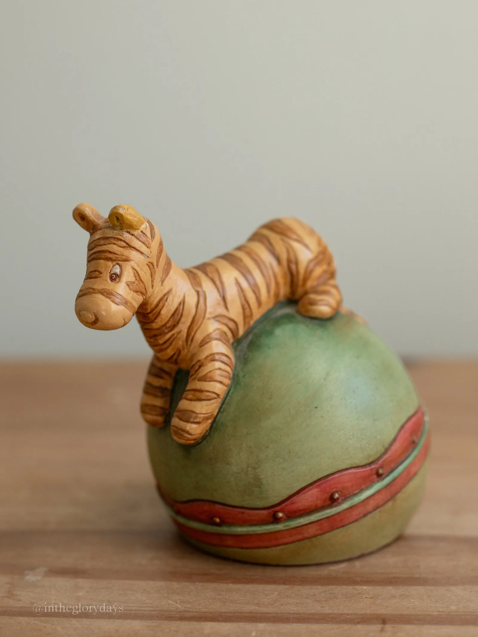 Disney Classic POOH Tiger on Ball Paperweight Figurine by Charpente-4.jpg