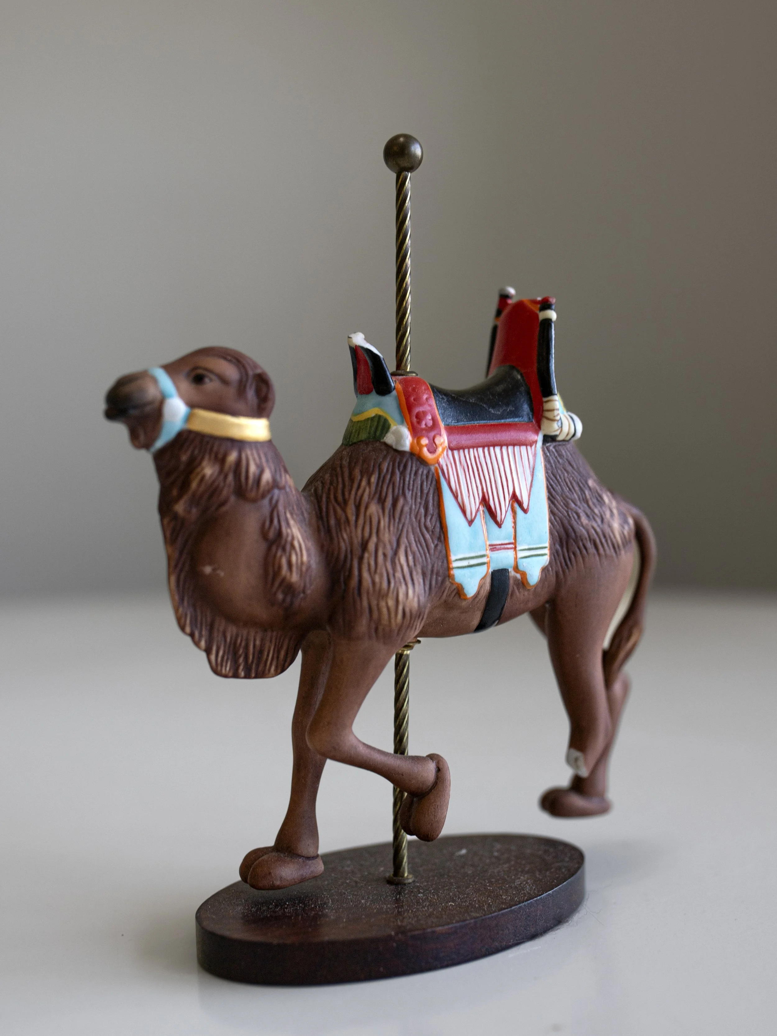 Franklin Mint Treasury of the Carousel Art 1988 Camel