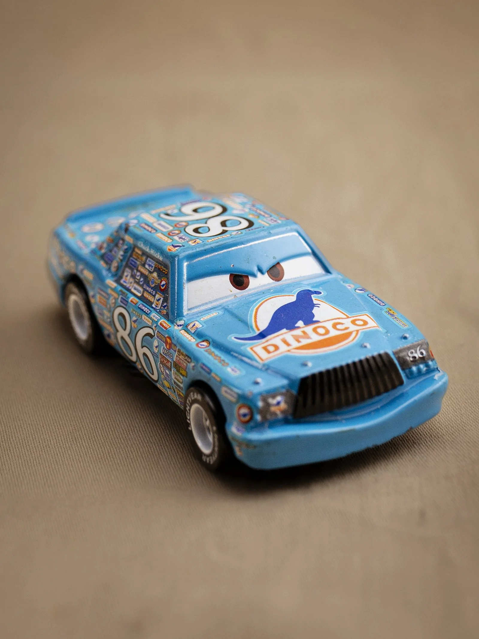 Piston Cup Dinoco Chick Hicks Ultra Rare Full Sponsor Stickers 1.jpg