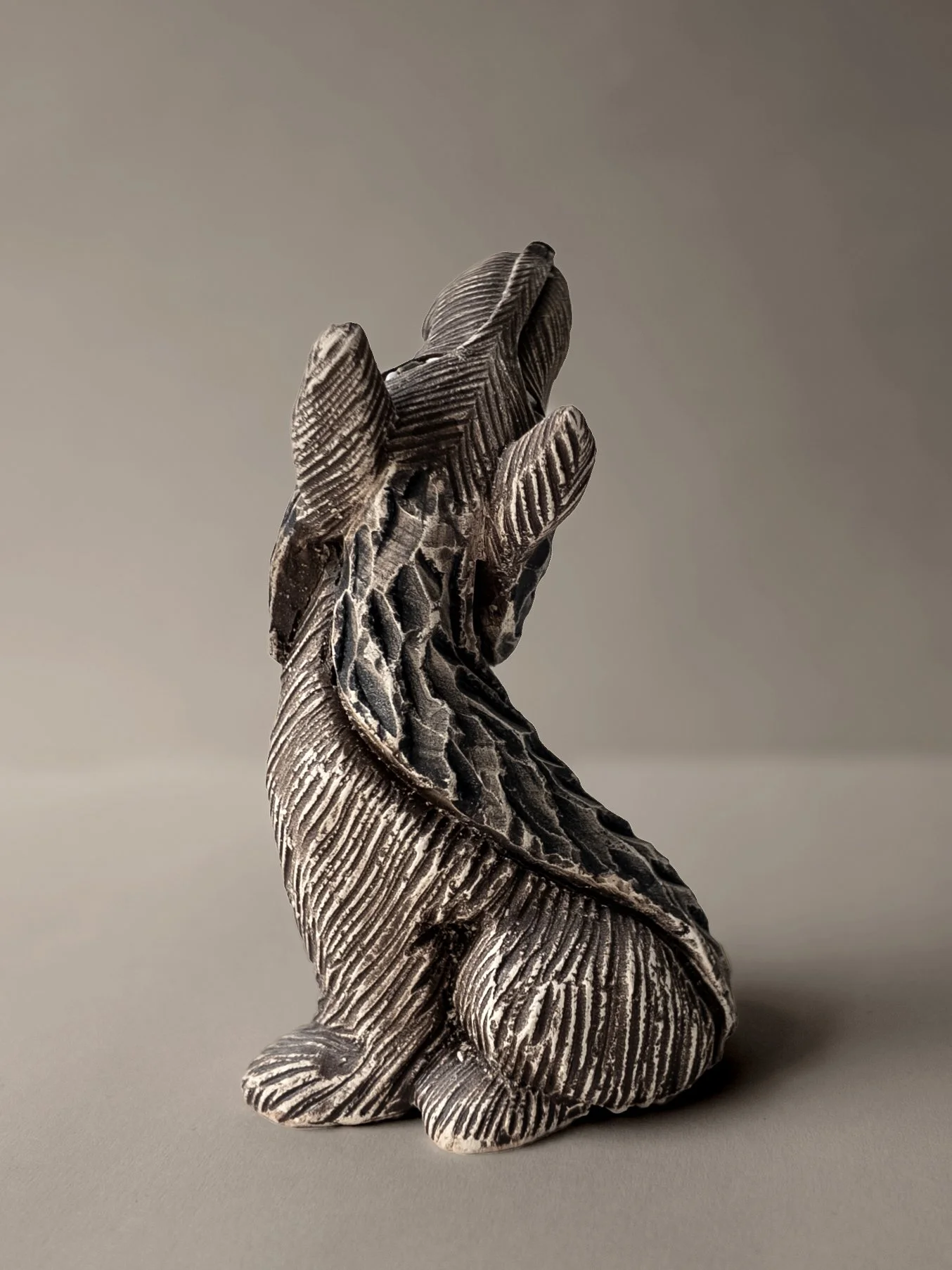 Handcrafted Howling Coyote #52