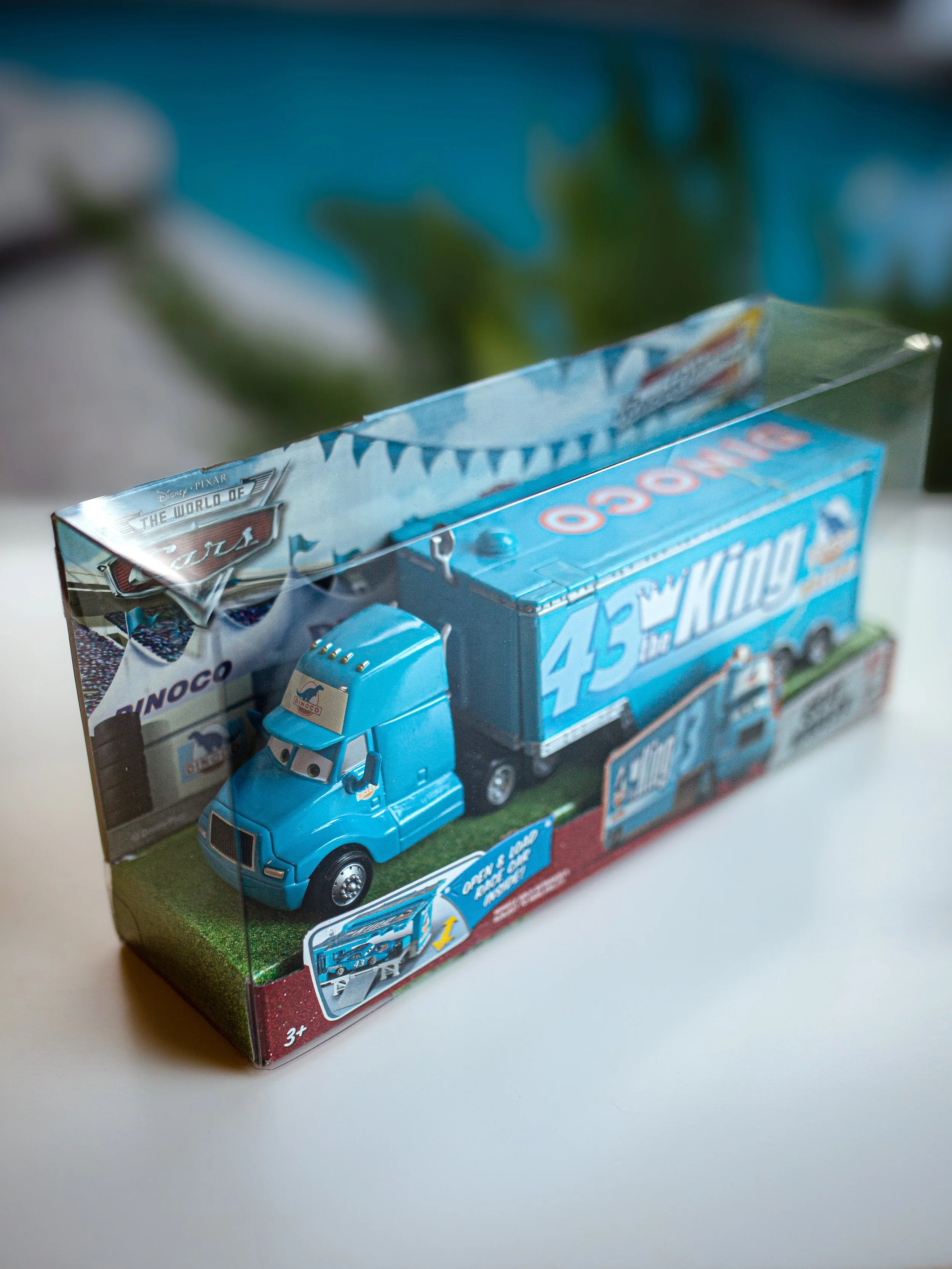 Disney Pixar Cars Race O Rama Edition Gray Hauler