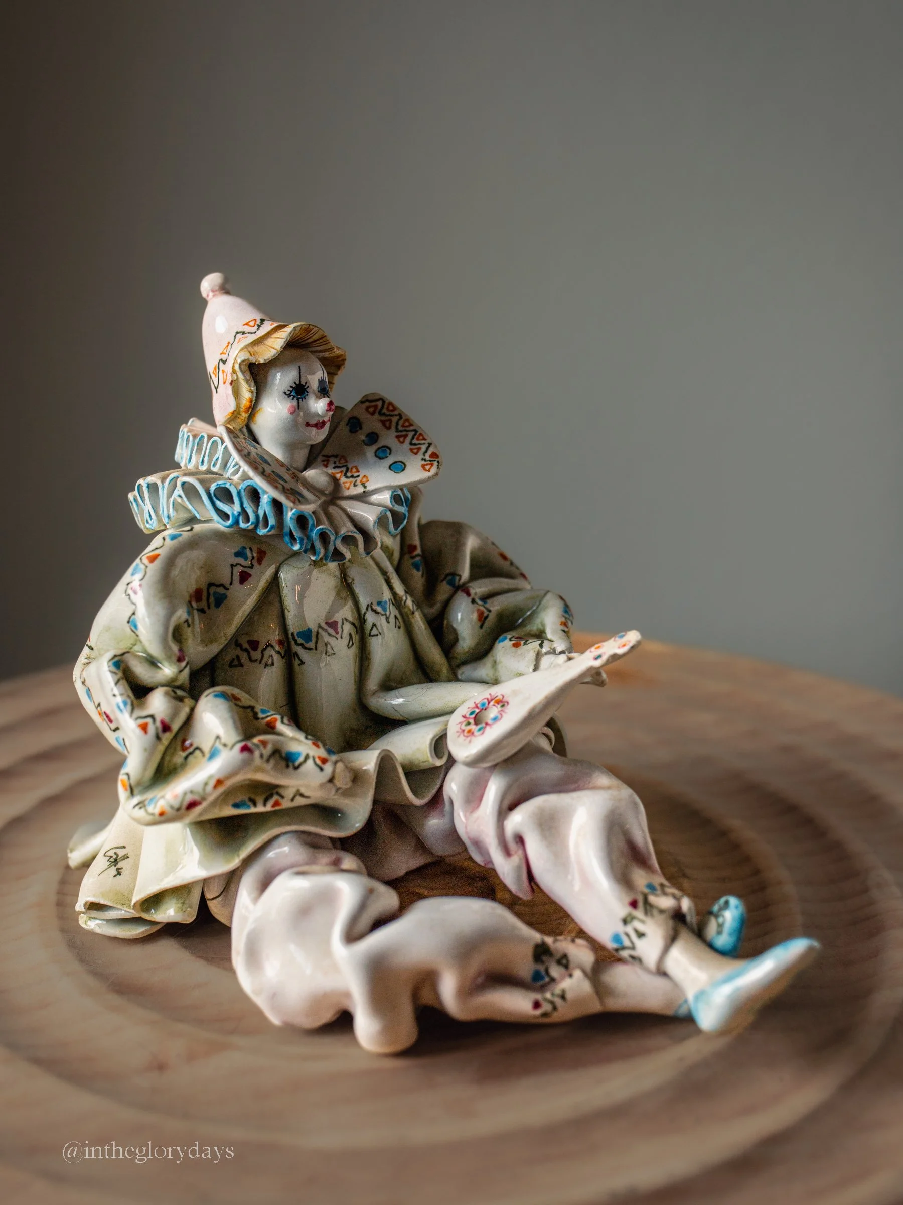 Italian Porcelain Pierrot Clown Figurine by Gruppo dei Quattro 14.jpg