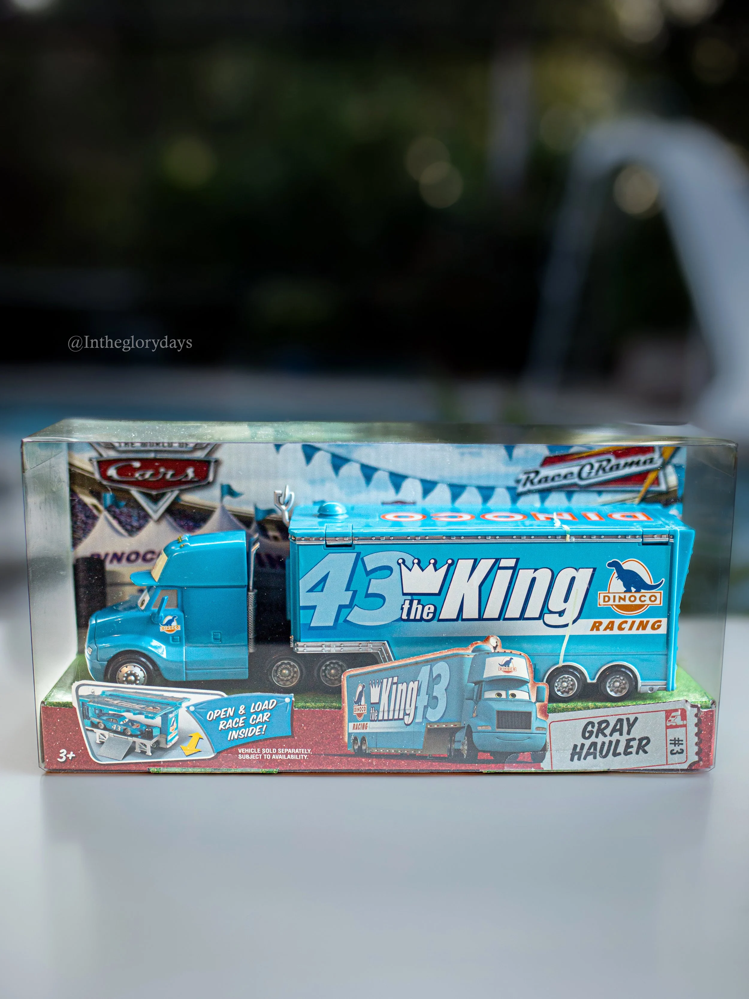 Disney Pixar Cars Race O Rama Edition Gray Hauler