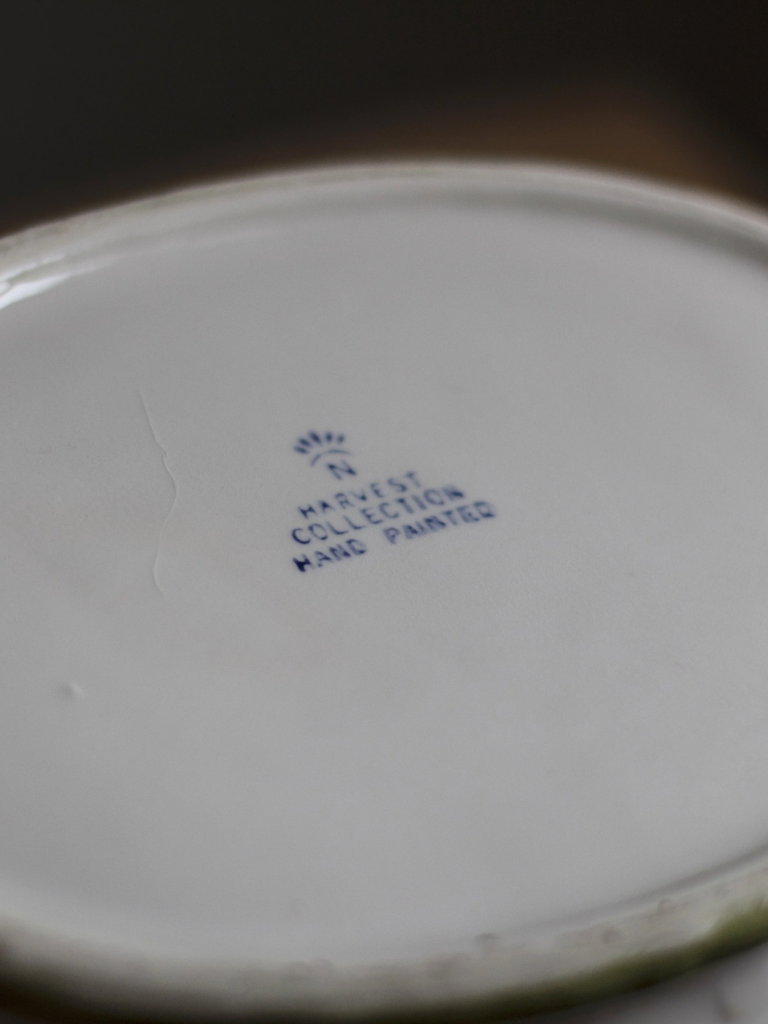 Signed Italian Majolica Fruit Basket Soup Tureen