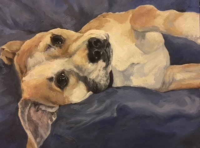 Commissioned pet portrait "Sadie"
