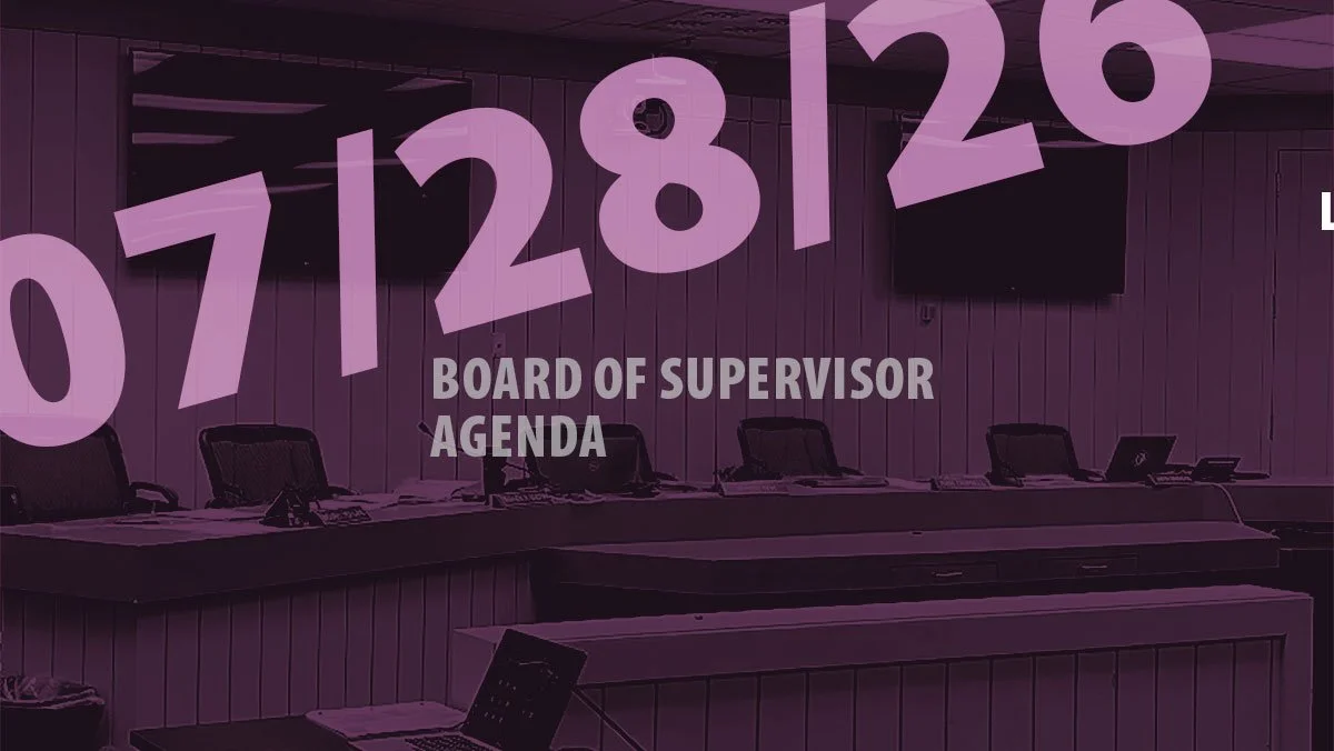 Board of Supervisors Agenda Breakdown