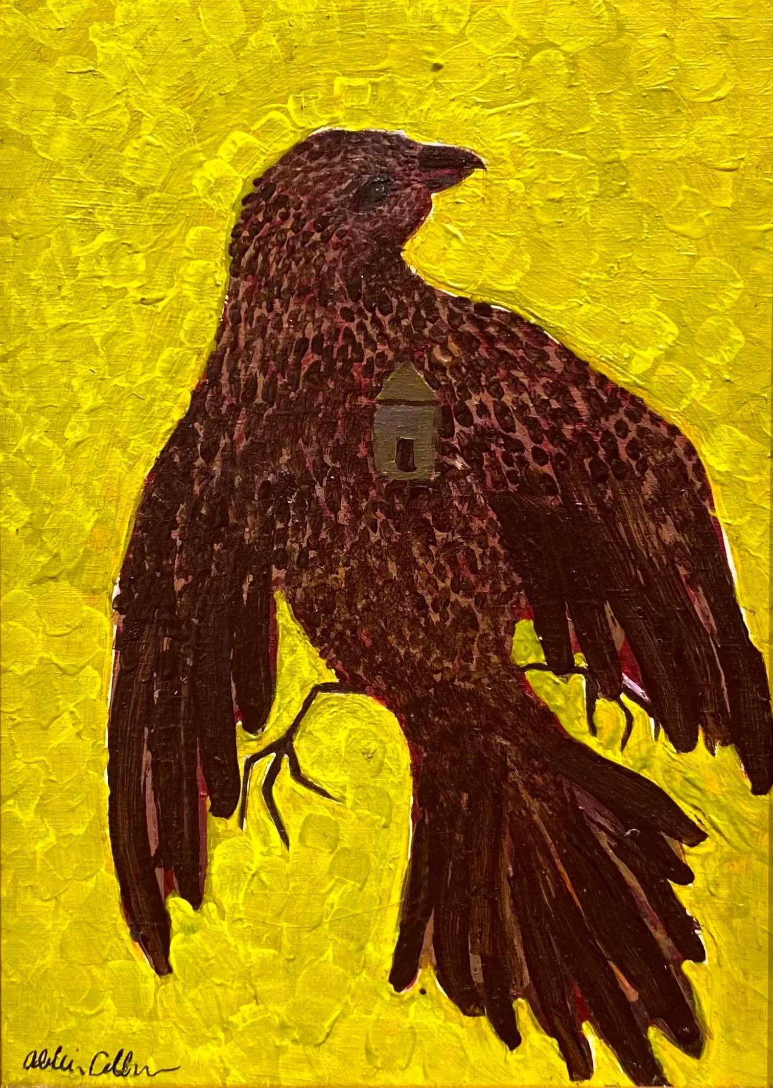 “Ever Homeward Bound”
4x5 inches
Oil on Wood Panel