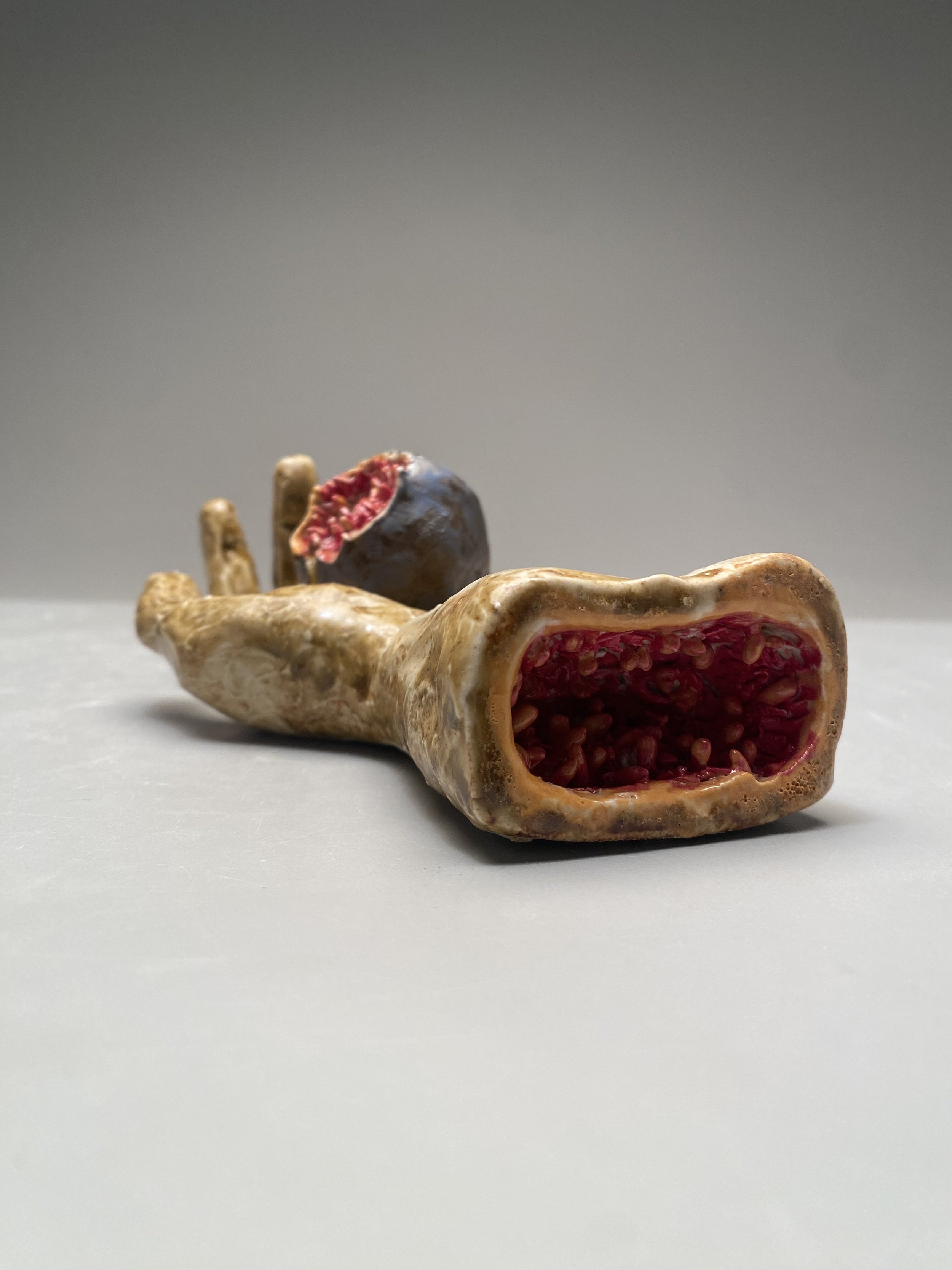 9x5x4 inches. Recycled Red Clay