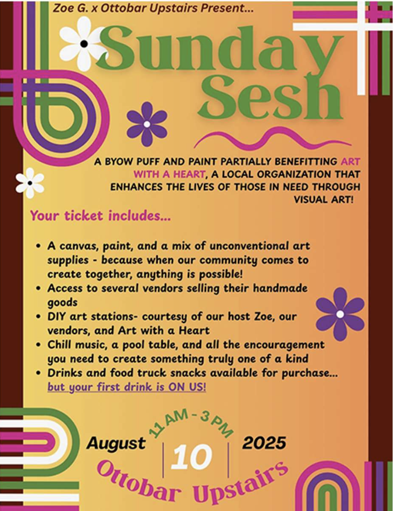 SUNDAY SESH – a Wake & Bake / Puff & Paint experience