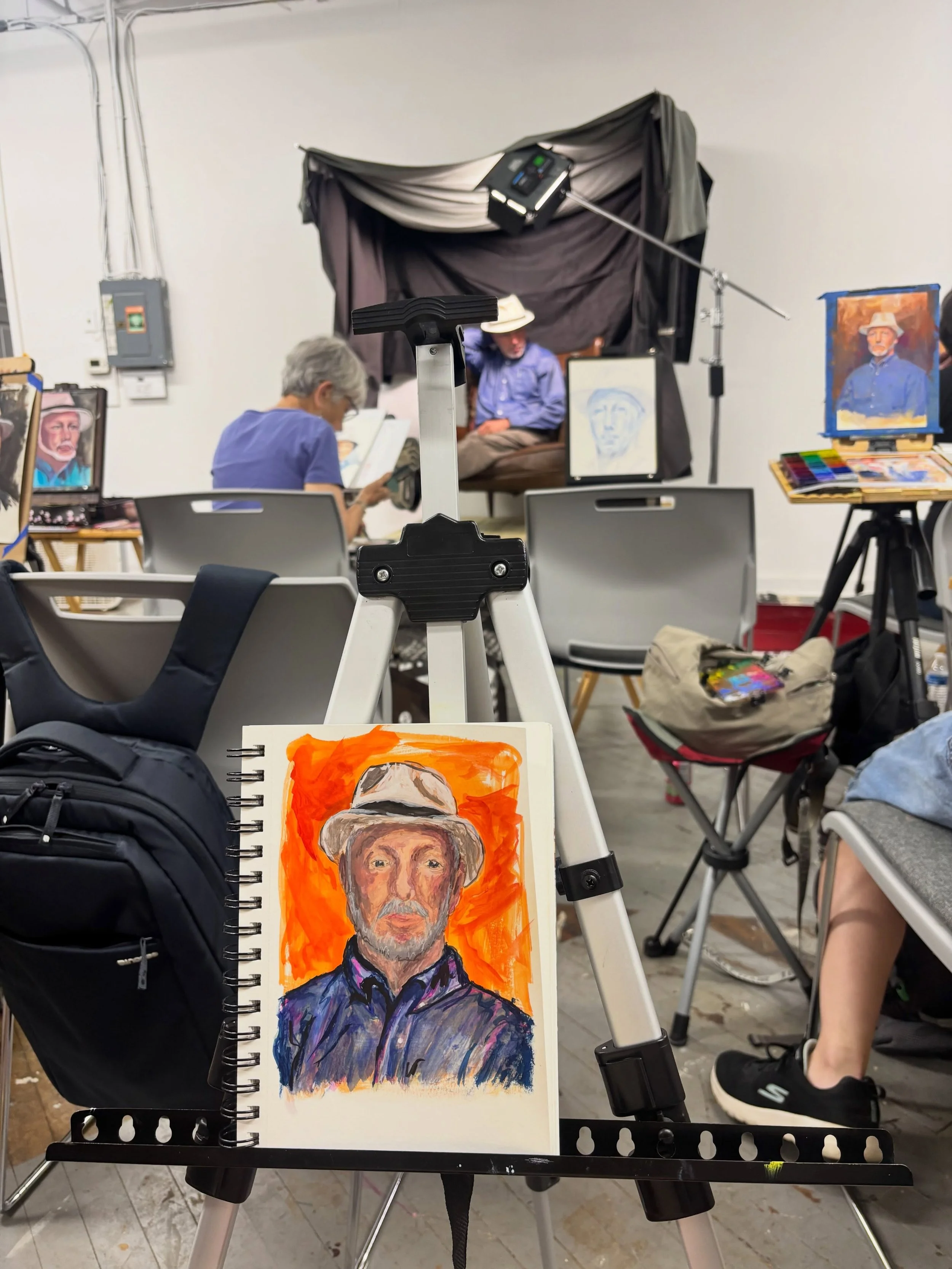 Had a Baltimore bucket list moment last night and went and painted at @100headsociety 🤩 a truly fantastic group of people