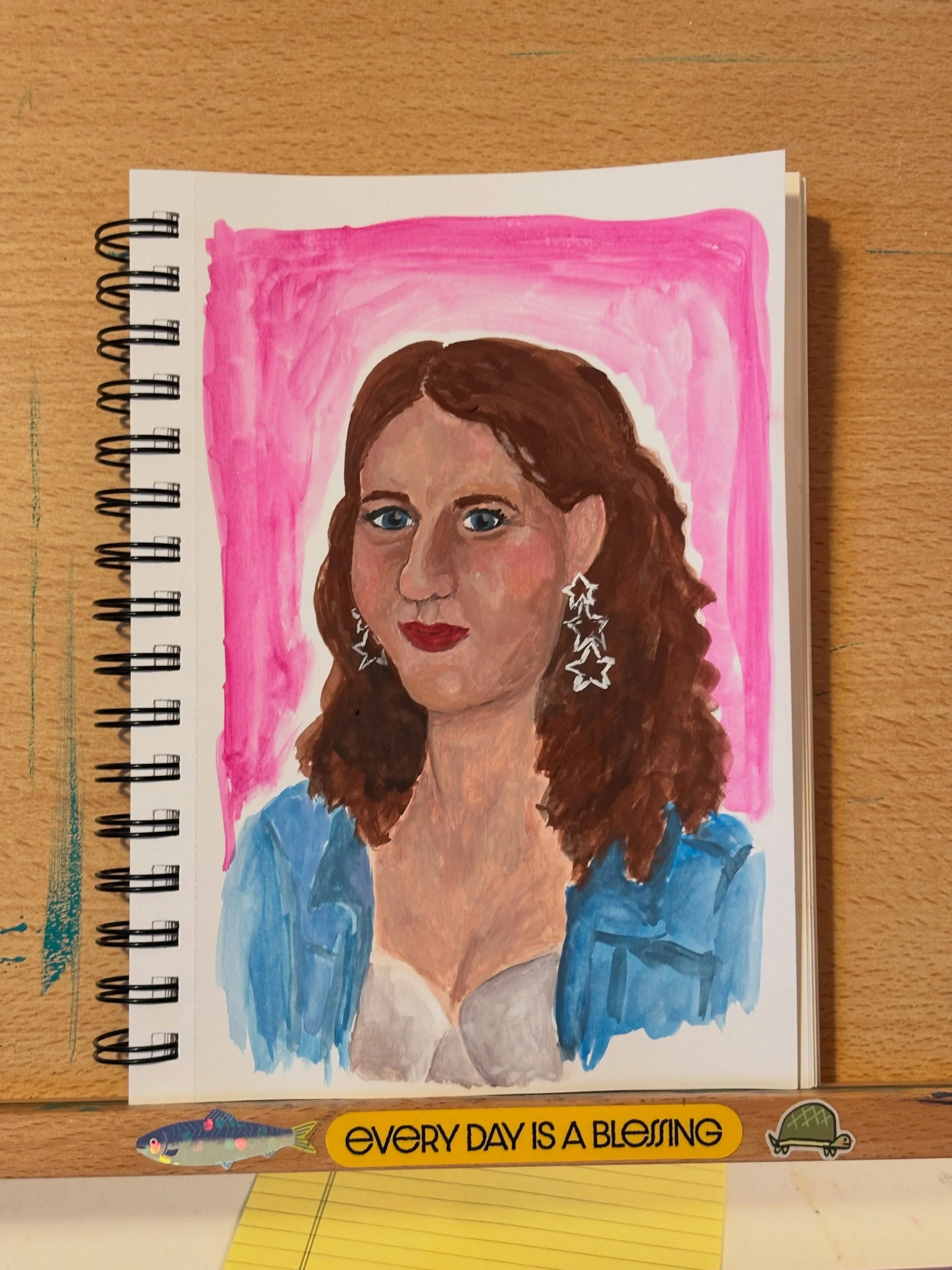 It&rsquo;s fun to see where I end up on a painting at the end of the day vs the beginning of the day! I didn&rsquo;t intend for this to be a super detailed painting just to warm up when I started the day, but then I couldn&rsquo;t help myself from ad