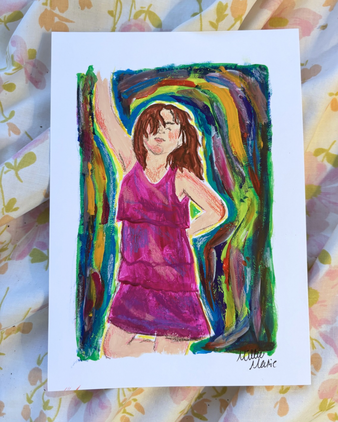 "17" /
July 2026 / 
Materials: Gouache, colored pencil