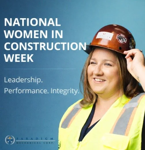 National Women in Construction Week

Progress in construction doesn&rsquo;t happen by chance &mdash; it happens because skilled professionals show up every day ready to lead, solve, and deliver.

This week, we recognize the women across our industry 