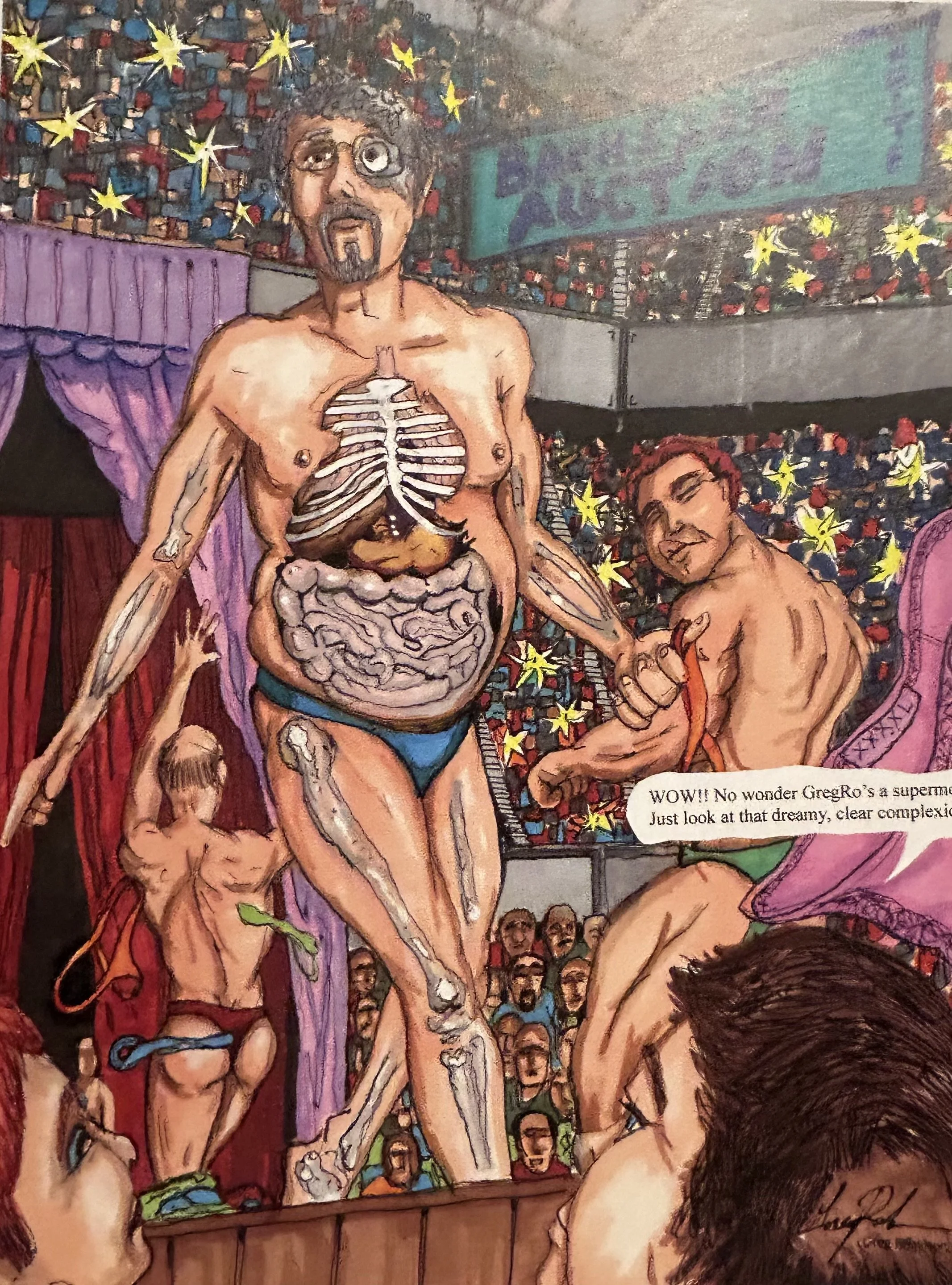 "Dreamy Complexions" - Prisma Markers/Ink - 8 1/2x11