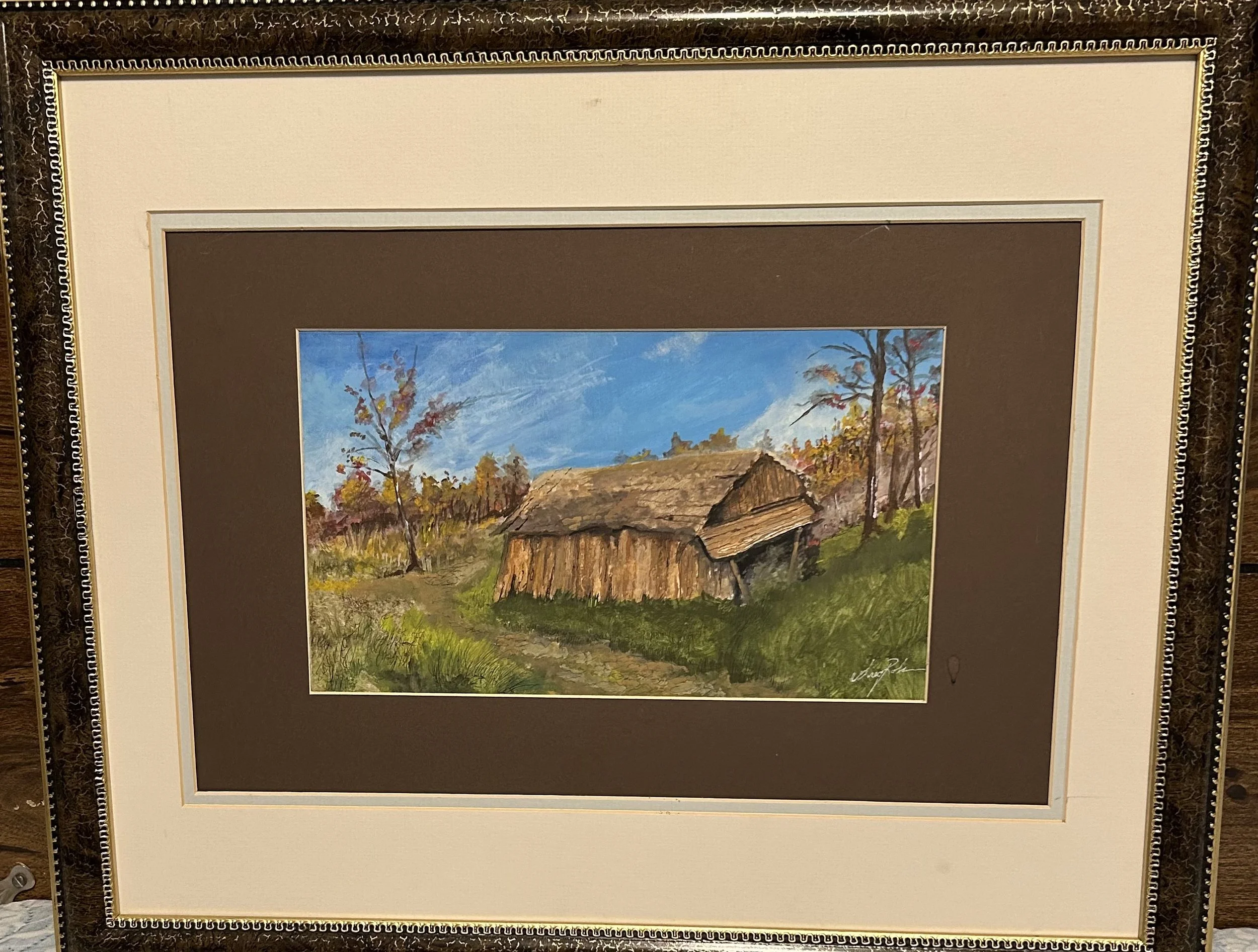 "Dilapidated Barn" - ACR - 18x22