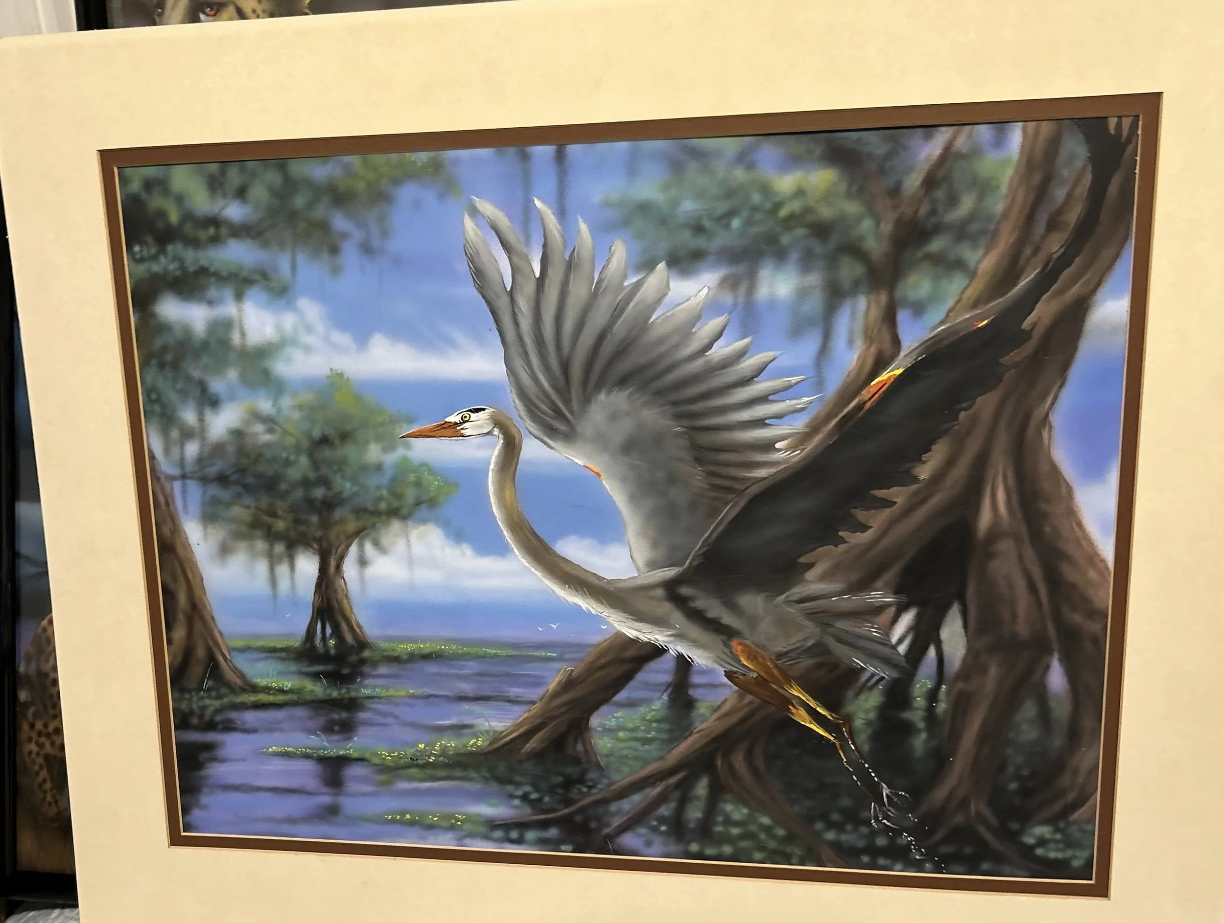 "Blue Heron" - AB/ACR - 22x28