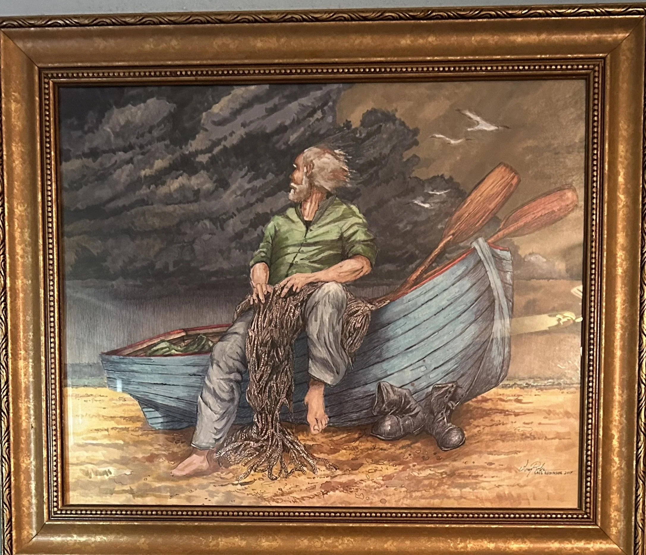 "Storms a coming" - ACR/CP/Pen - 16x20