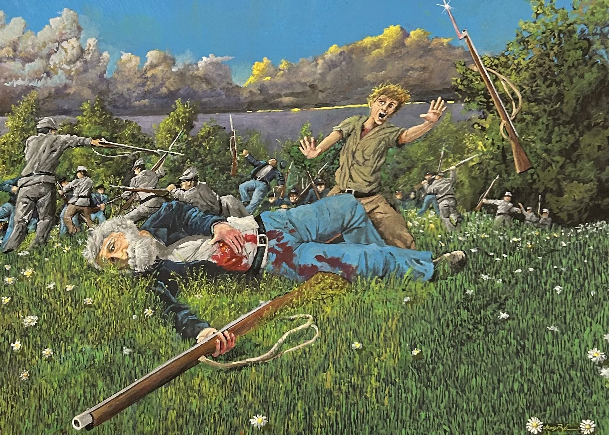 "It was Him or me" - ACR/CP/Pen - 16x20