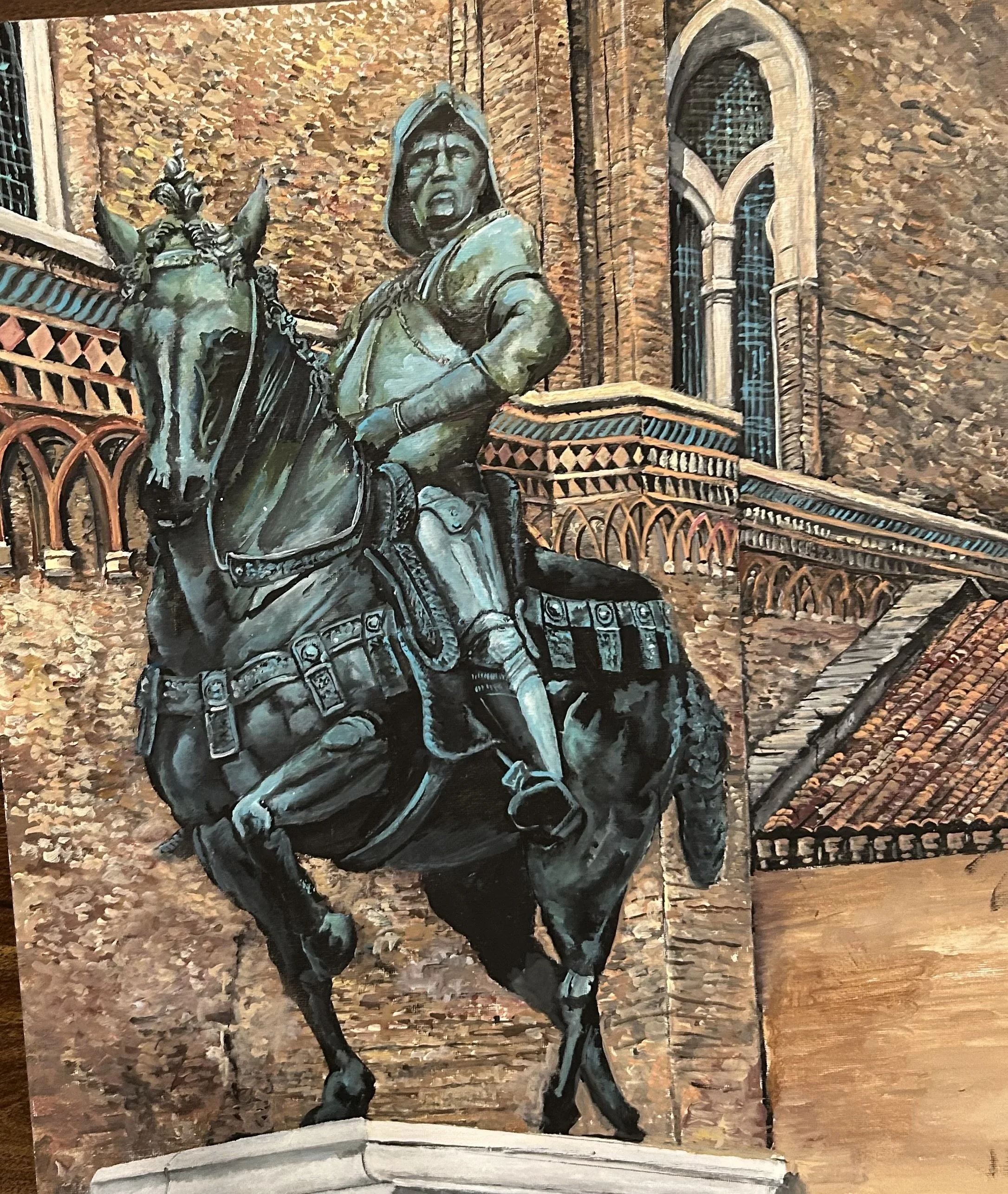 "Florence Courtyard" - ACR - 16x20