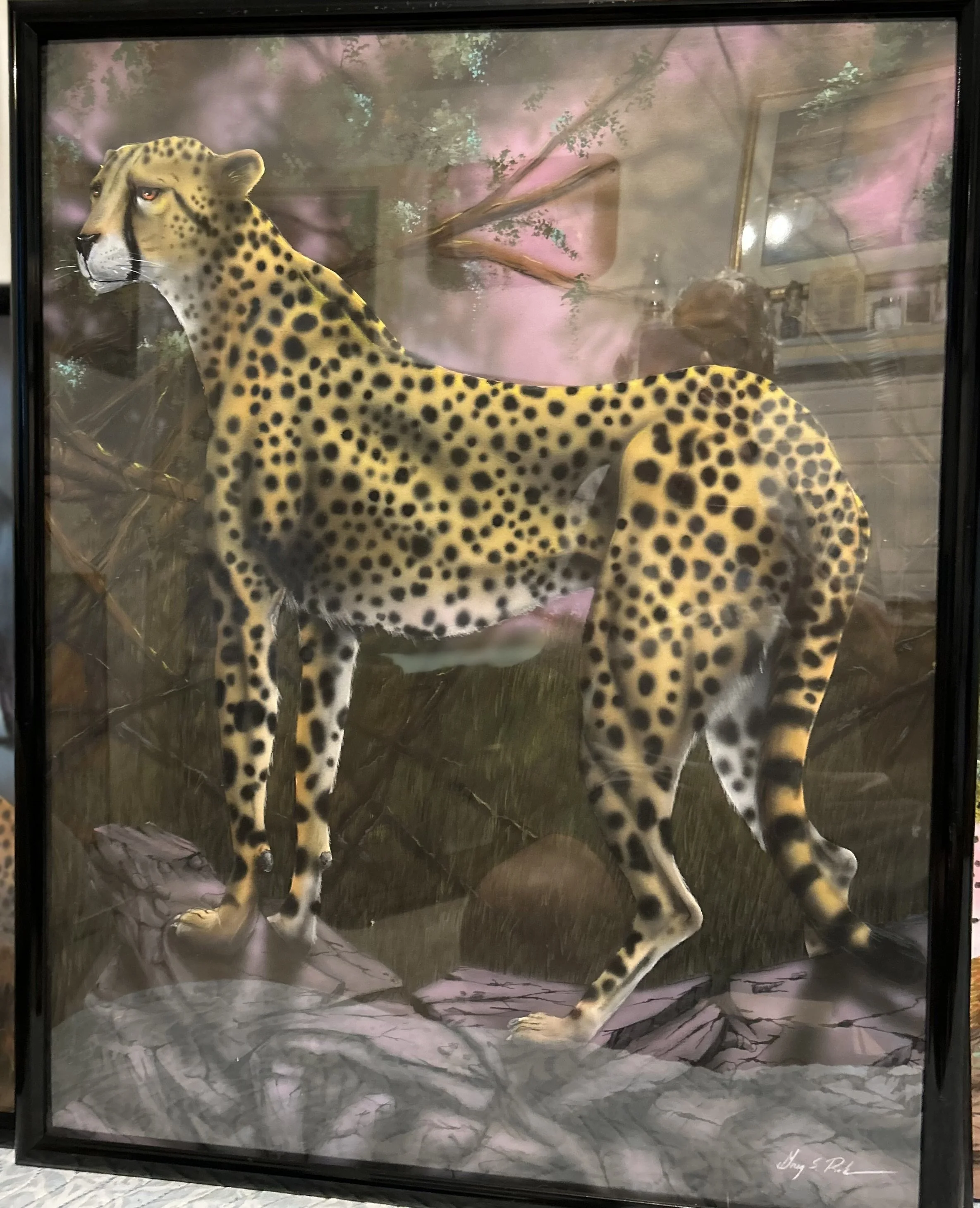 "Cheetah Twilight" - AB/CP - 23x29