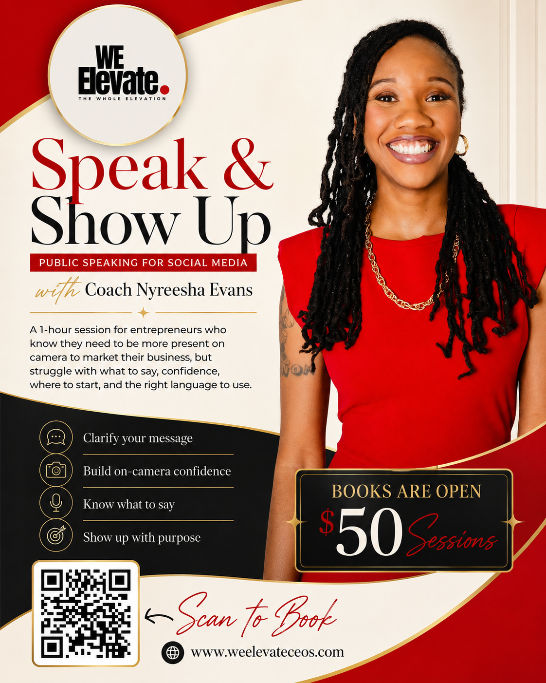 Speak & Show Up: Public Speaking for Social Media