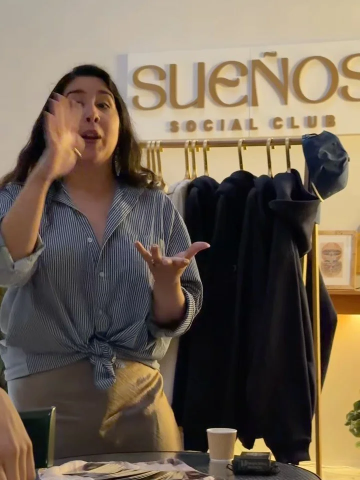 POV: you dropped into Aligned &amp; Amplified 

💭✨💼 Weekly-ish business coaching with our Dream Team. This week we have the amazing @jessieannezayas our Human Design Astrologer and former Corporate girlies

🗓️ Join us this Thurs Feb 26 from 5-7pm
