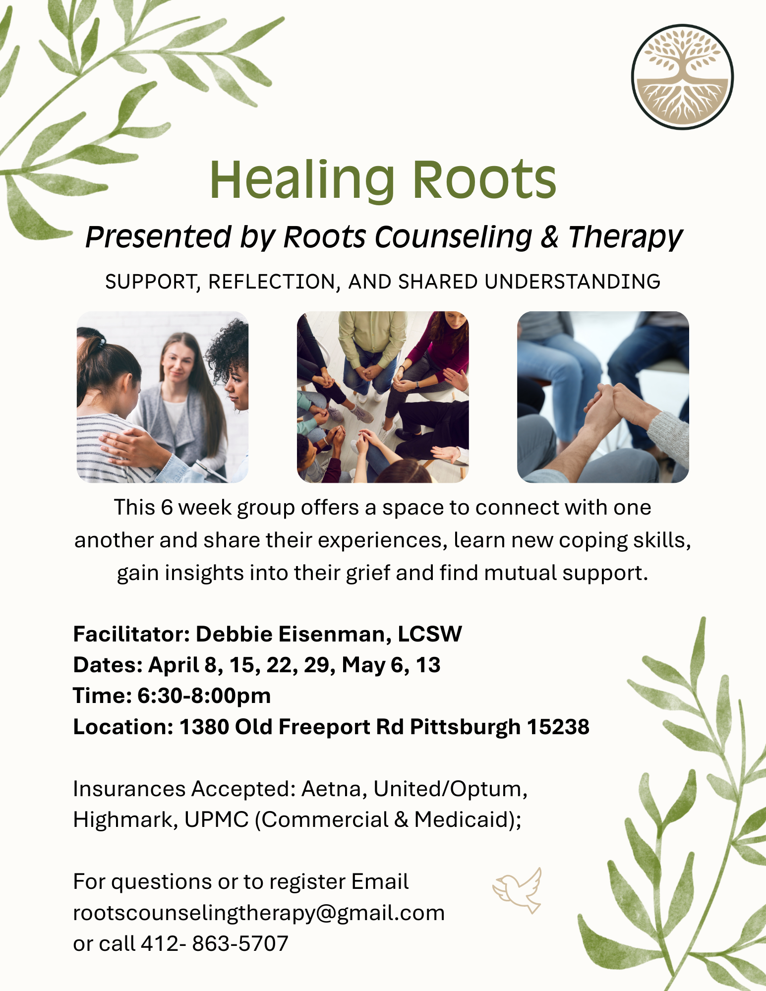 Services | Explore Supportive Therapy Today — Roots Counseling & Therapy