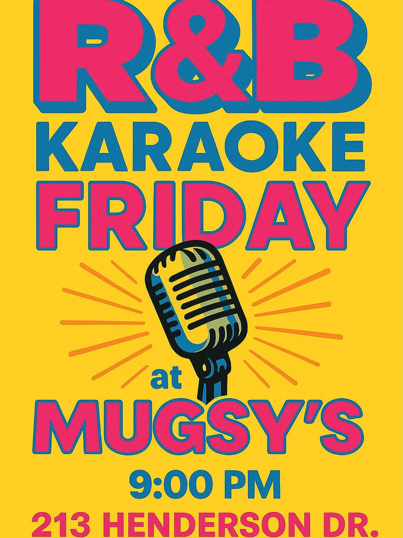 R&amp;B Karaoke is always fun!! Come and hear all of your favorites from the 90s and reminisce the good ol days 😎 The mic is hot and the drinks are cold all night til 2am.