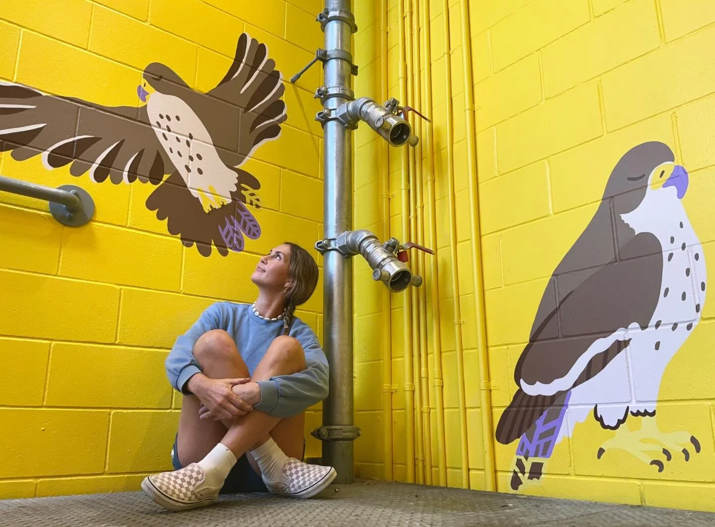 Elizabeth street car park - level 9 🅿️ The New Zealand Falcon floor 🦅 No disrespect to the NZ Falcon with this song choice, it was the first song that popped in to my head (and it&rsquo;s a bit of a banger)

This is the first of many designs that I