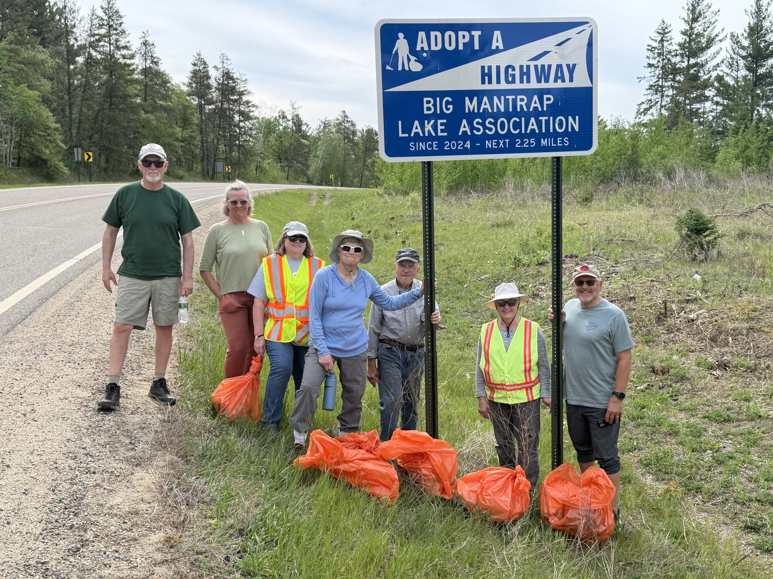 Team Cleans Road