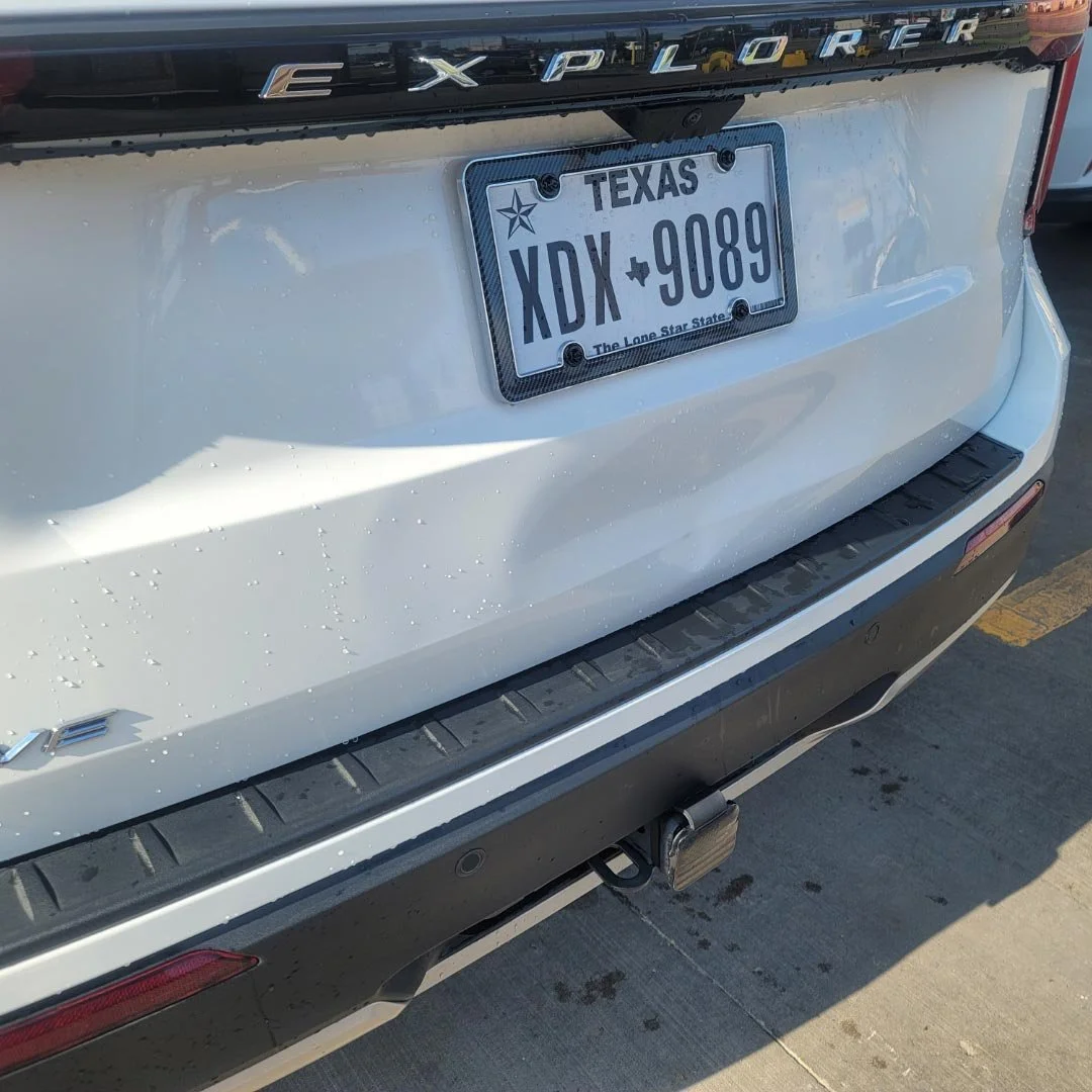 Before paintless dent removal with Dents or Us